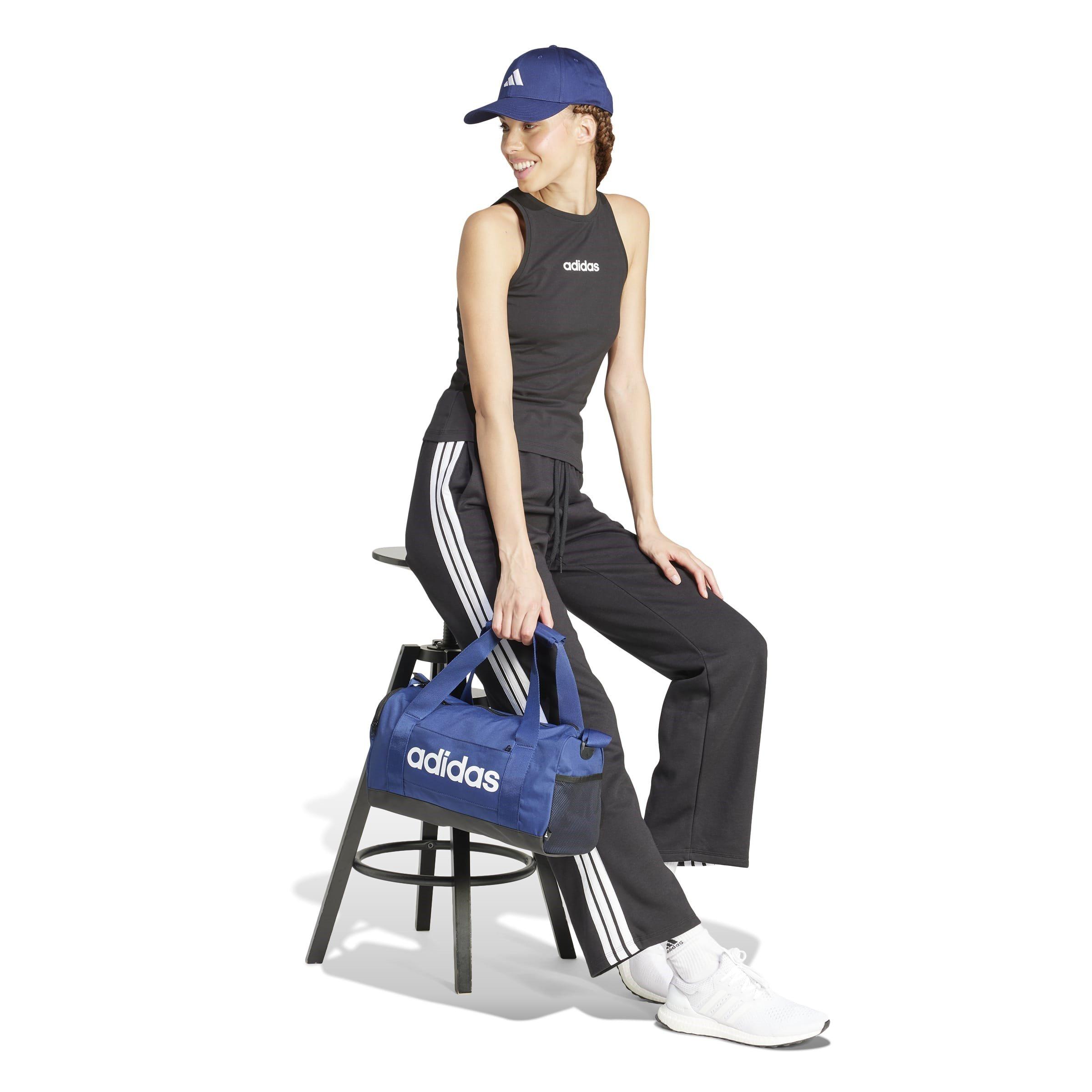 Sort - adidas - Essentials Linear Slim Cotton Tank Top Womens - 4