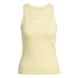 adidas Essentials Linear Slim Cotton Tank Top Womens