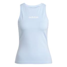 adidas Essentials Linear Slim Cotton Tank Top Womens