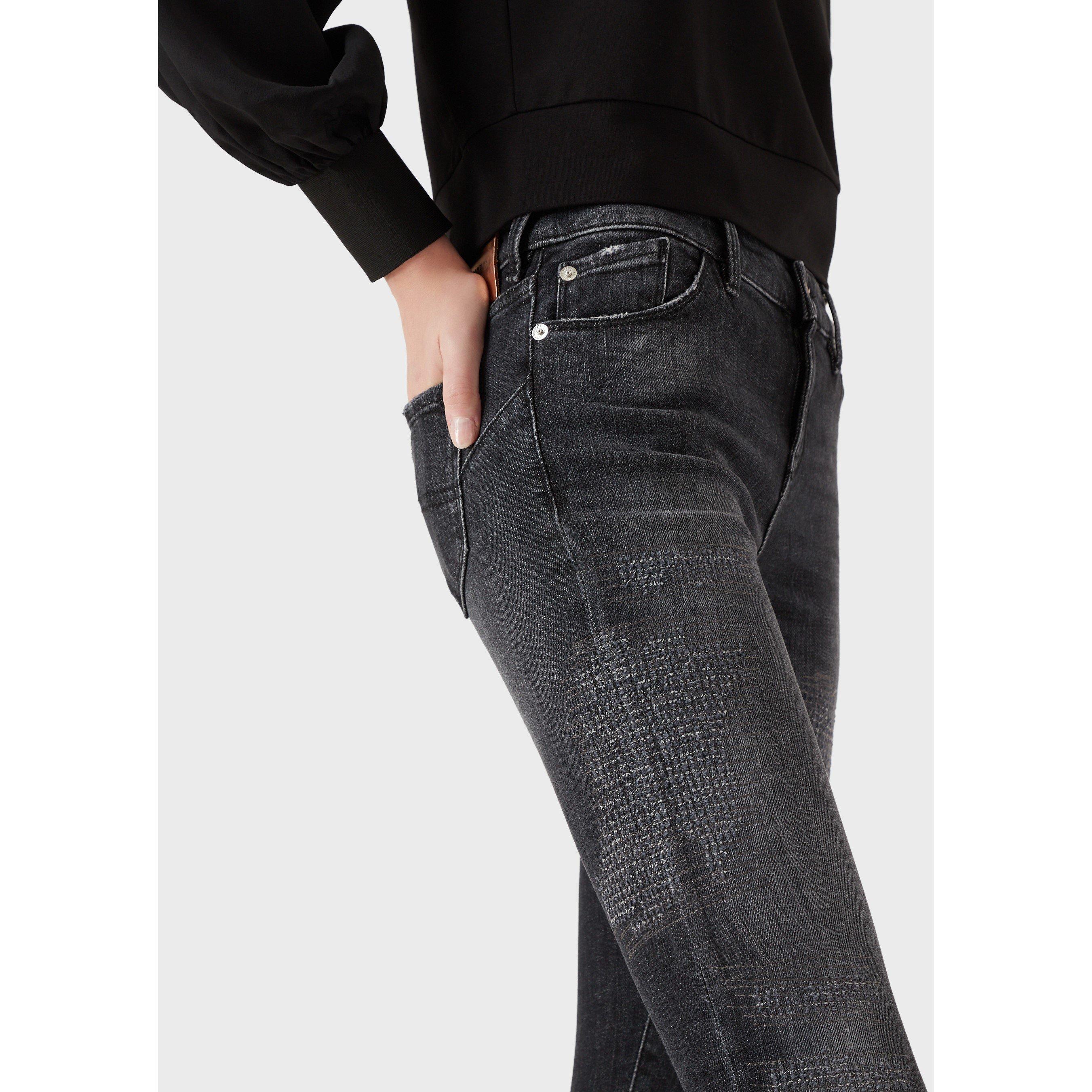 Black - Emporio Armani - Women's Skinny Jeans - 2