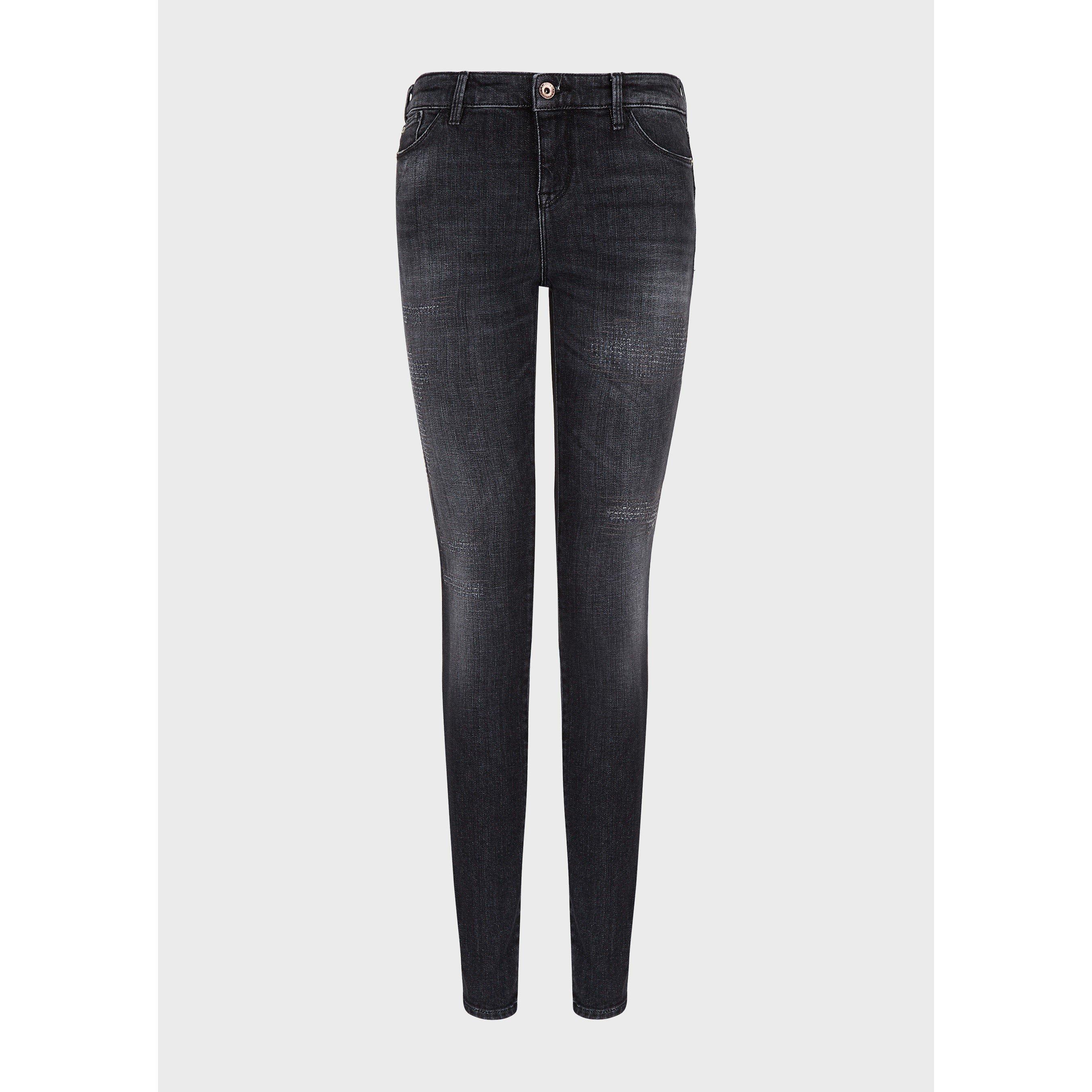 Black - Emporio Armani - Women's Skinny Jeans - 5
