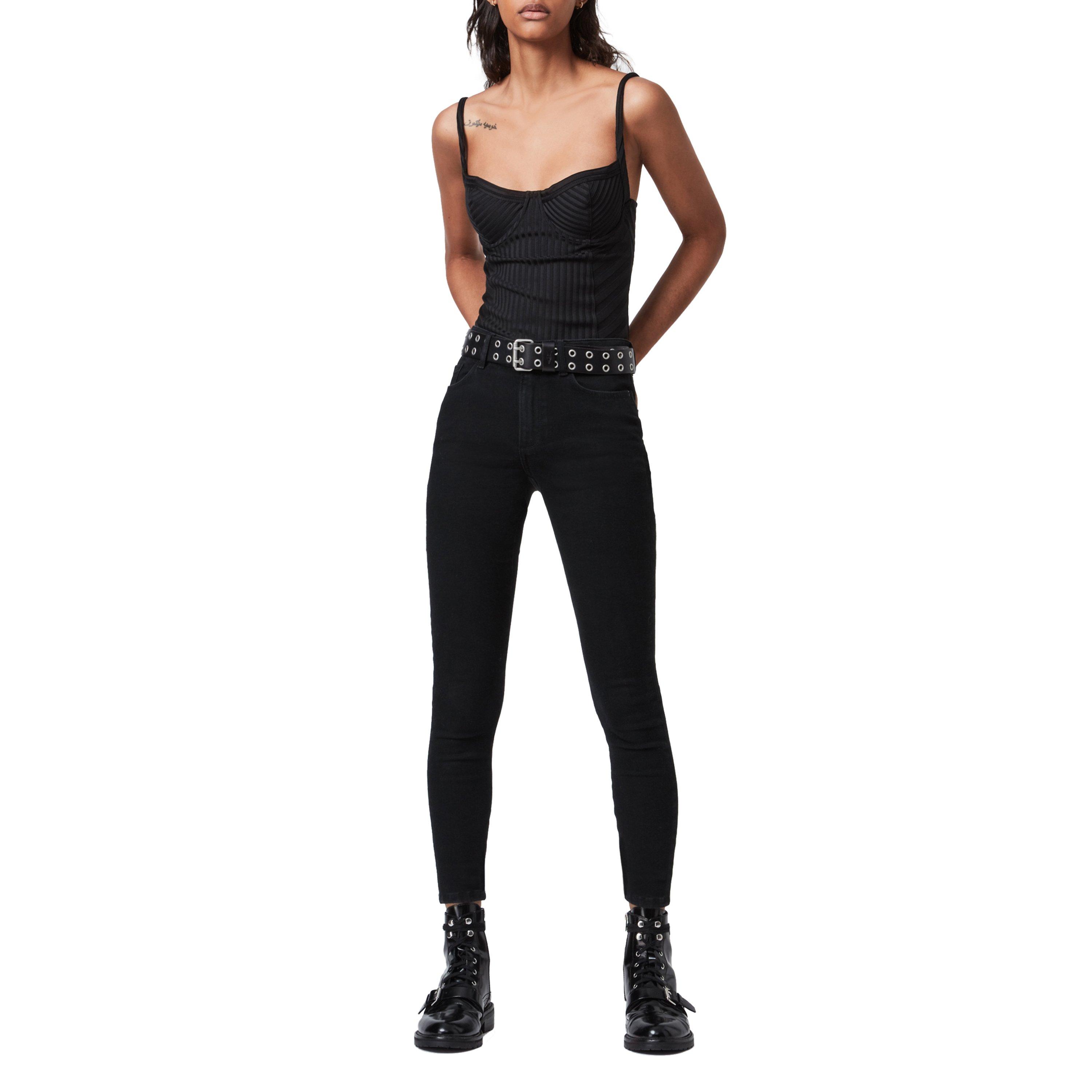 Black - AllSaints - Miller Jeans Womens - 2