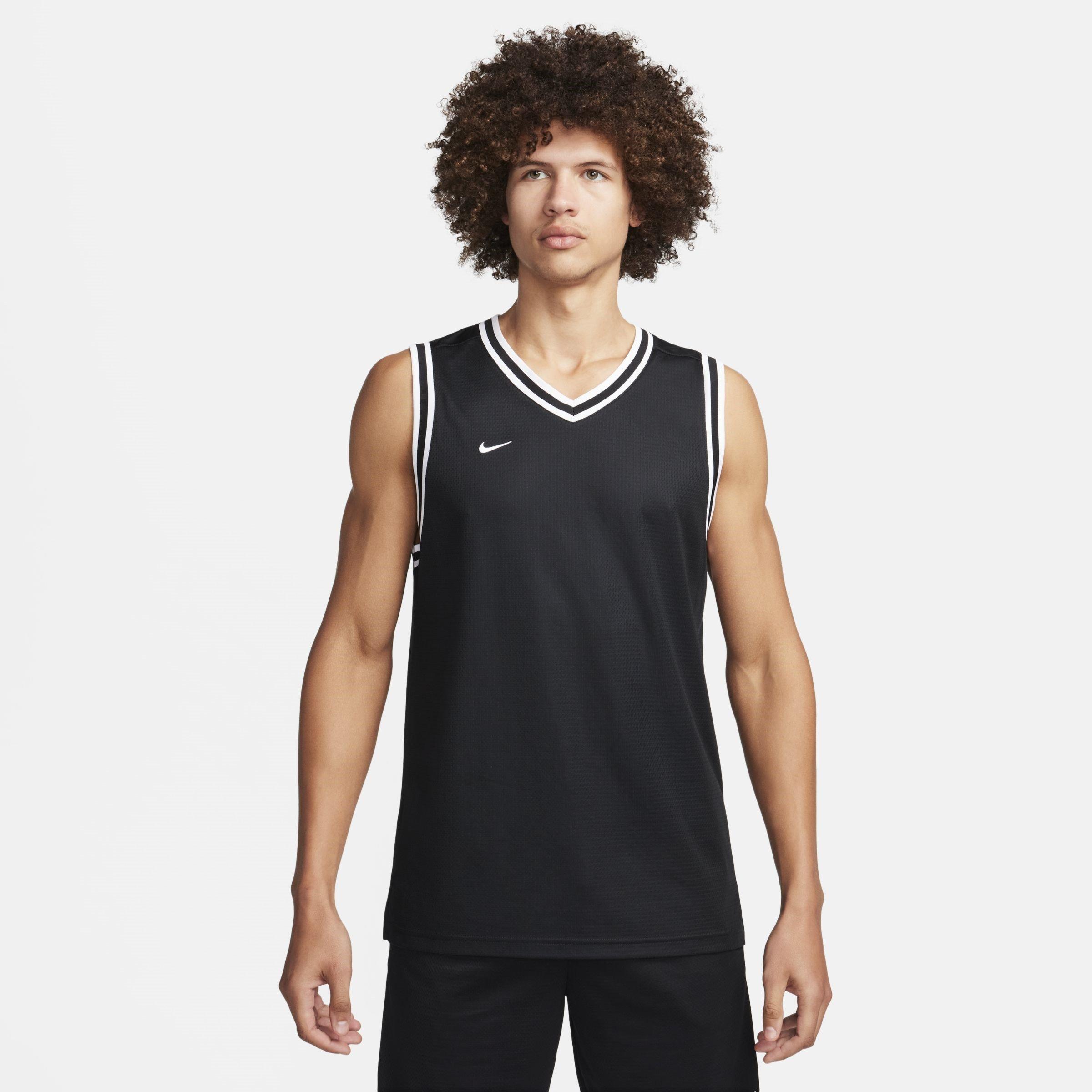 Black/White - Nike - DNA Men's Dri-FIT Basketball Jersey - 1