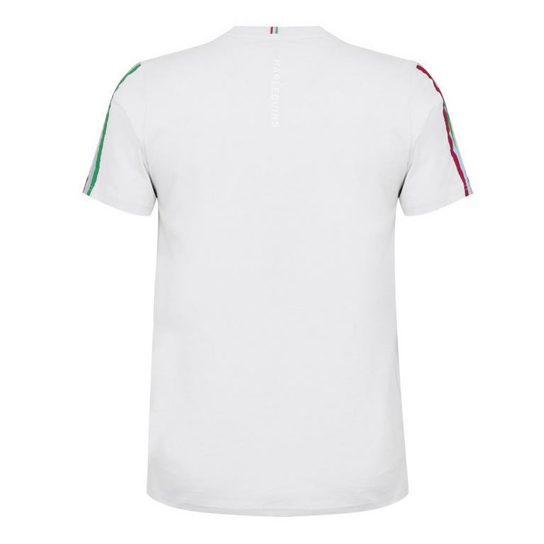 Allure - Castore - Fila Vit t-shirt med storfyrkantig logga - 2