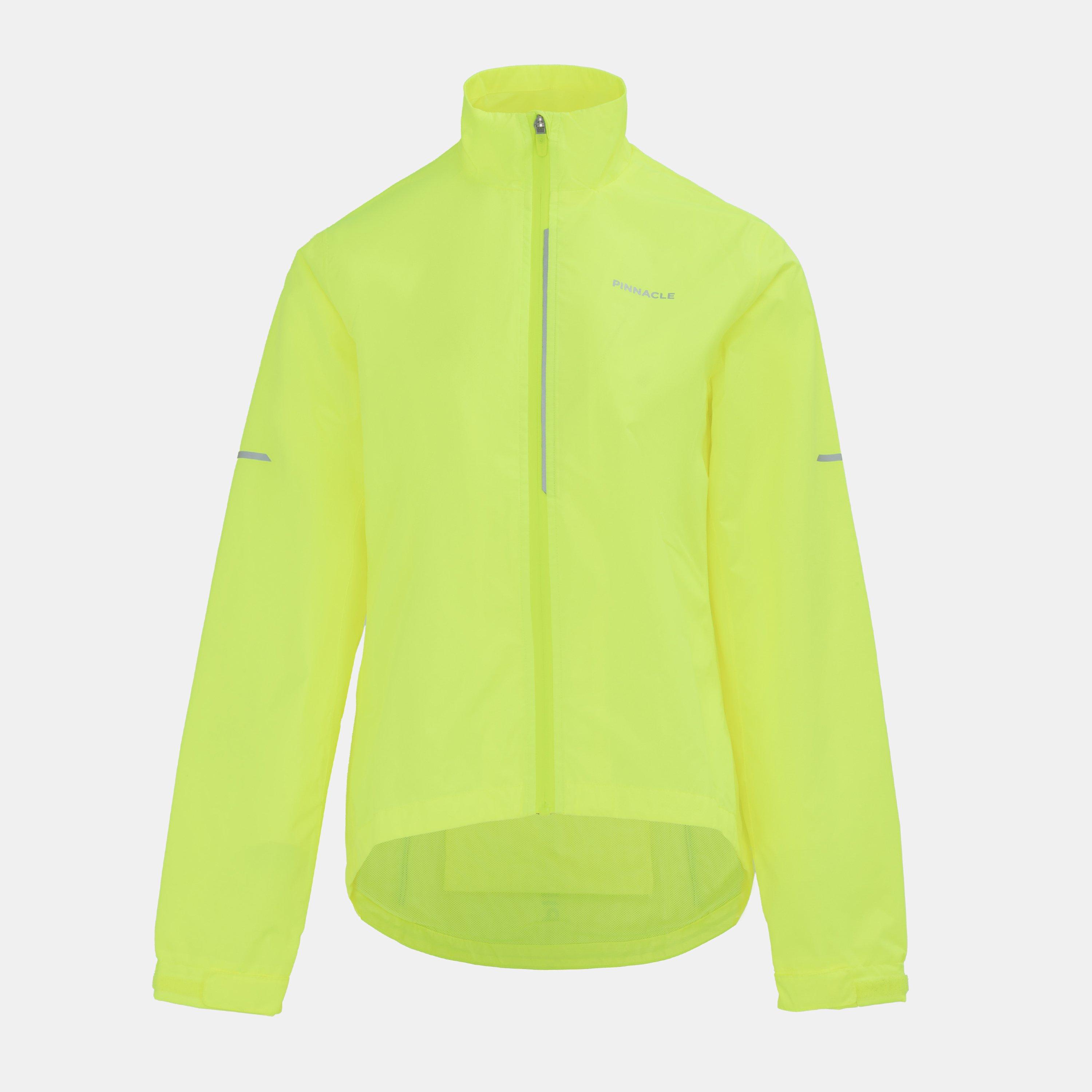 Pinnacle Women's Waterproof Cycling Jacket - Yellow - 14 (L)