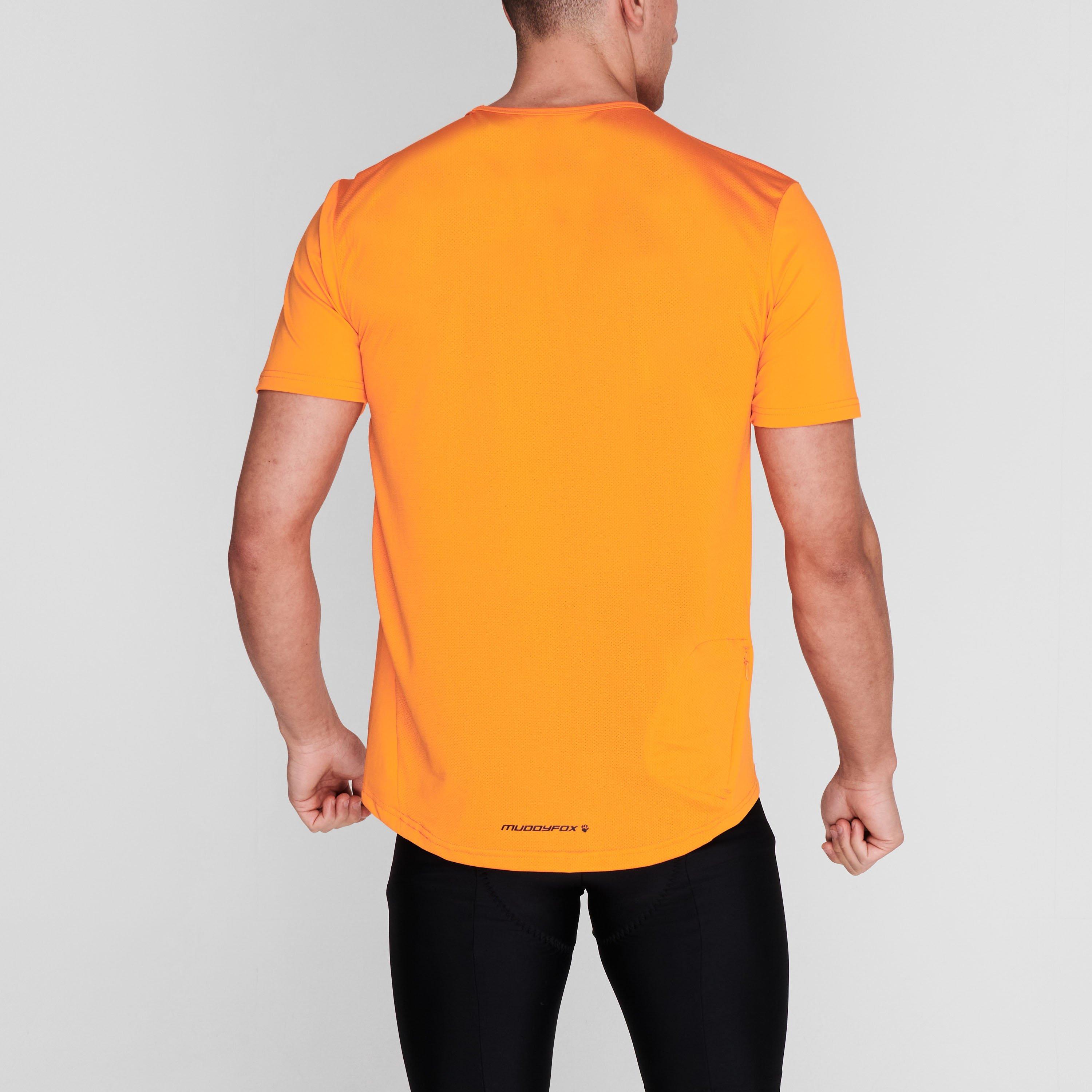 Orange - Muddyfox - Technical Tee Mens - 3