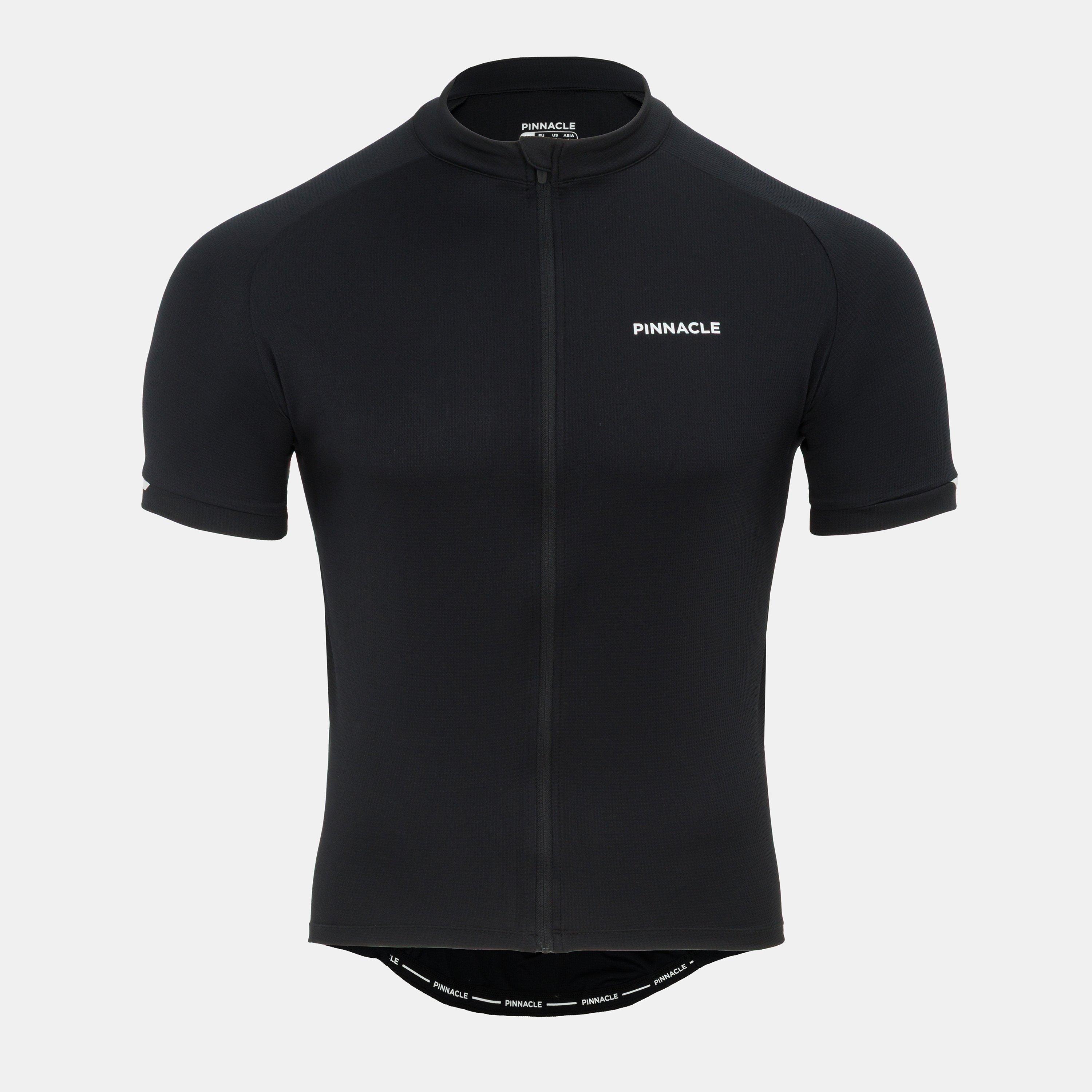 Black - Pinnacle - Cycling Short Sleeve Jersey Mens - 1
