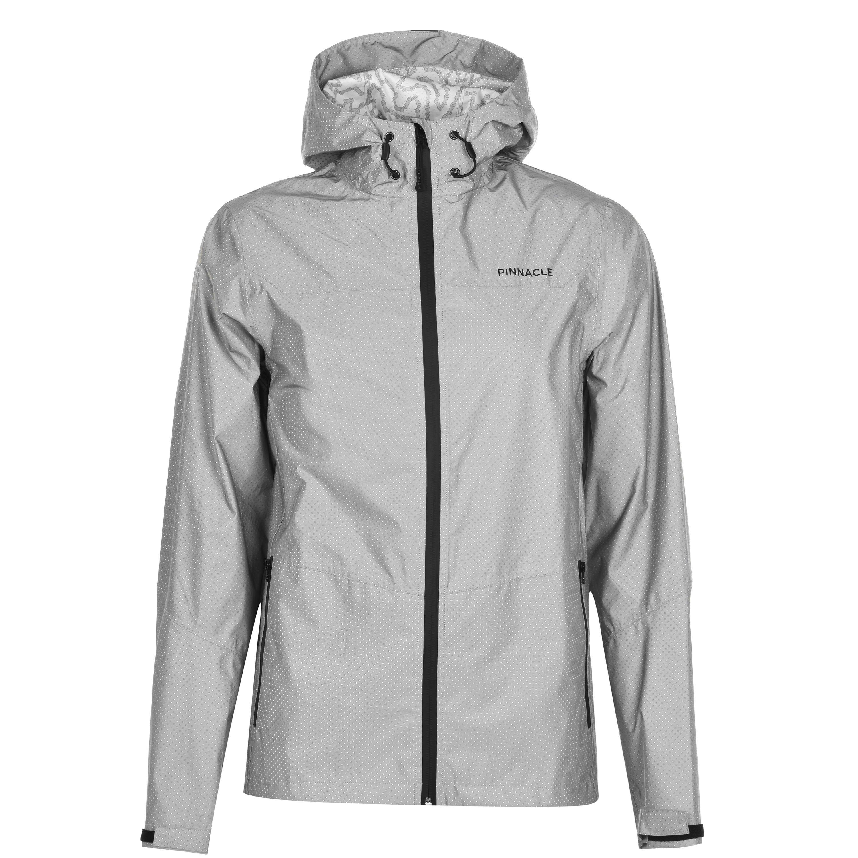 Pinnacle  Waterproof Reflective Cycling Jacket - Silver - XXL