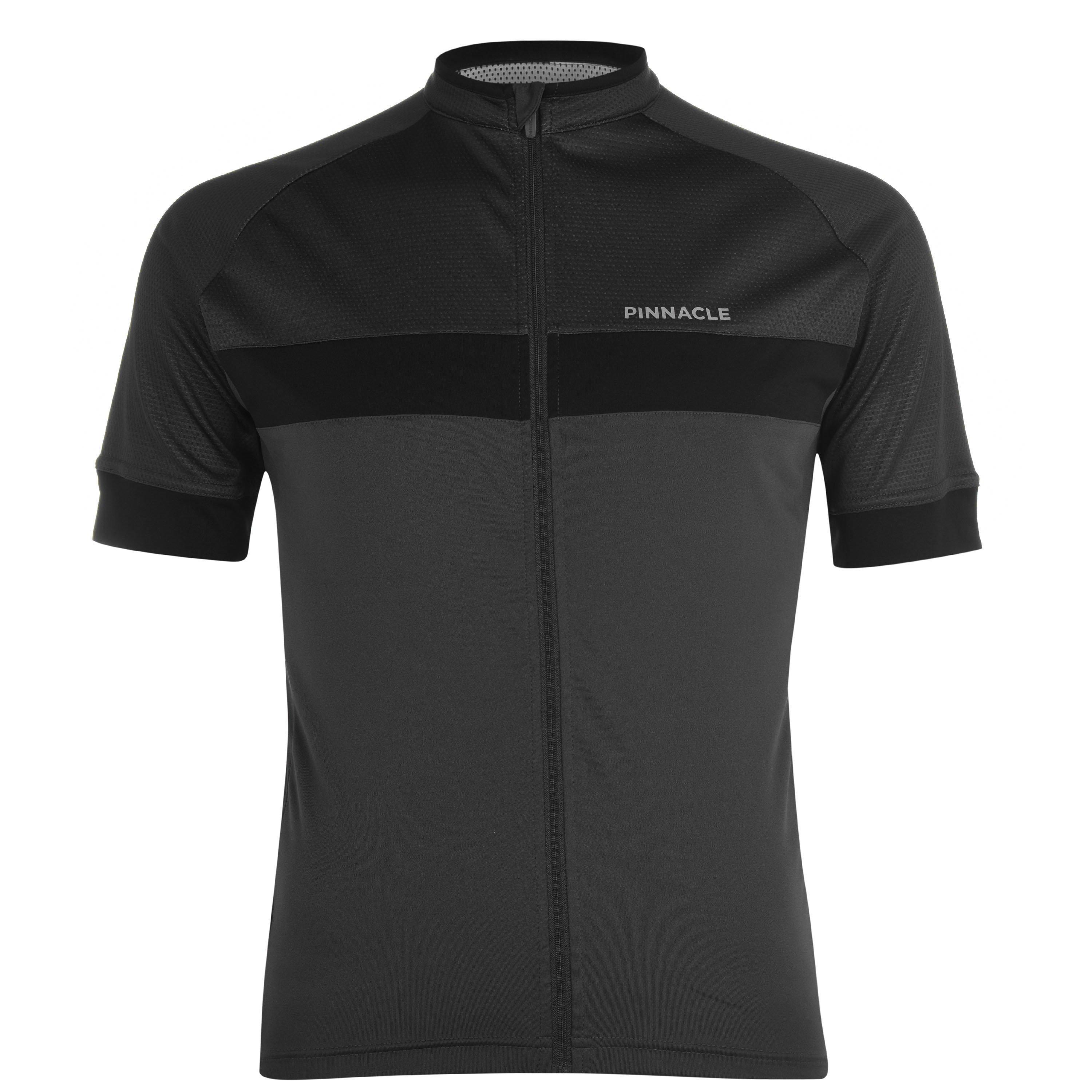 Drveni ugljen - Pinnacle - Race Short Sleeve Cycling Top Mens - 1