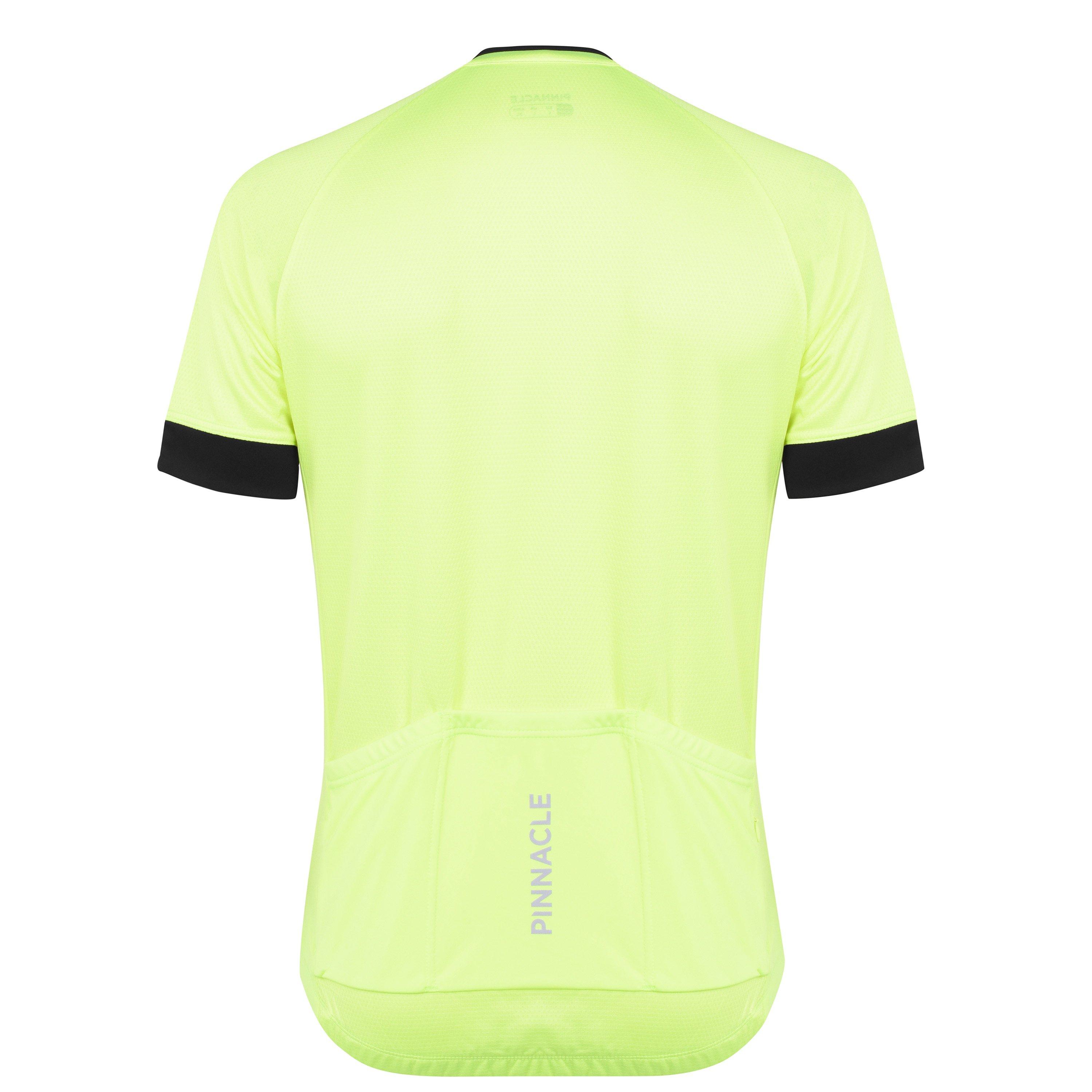 Yellow - Pinnacle - Race Short Sleeve Cycling Top Mens - 2