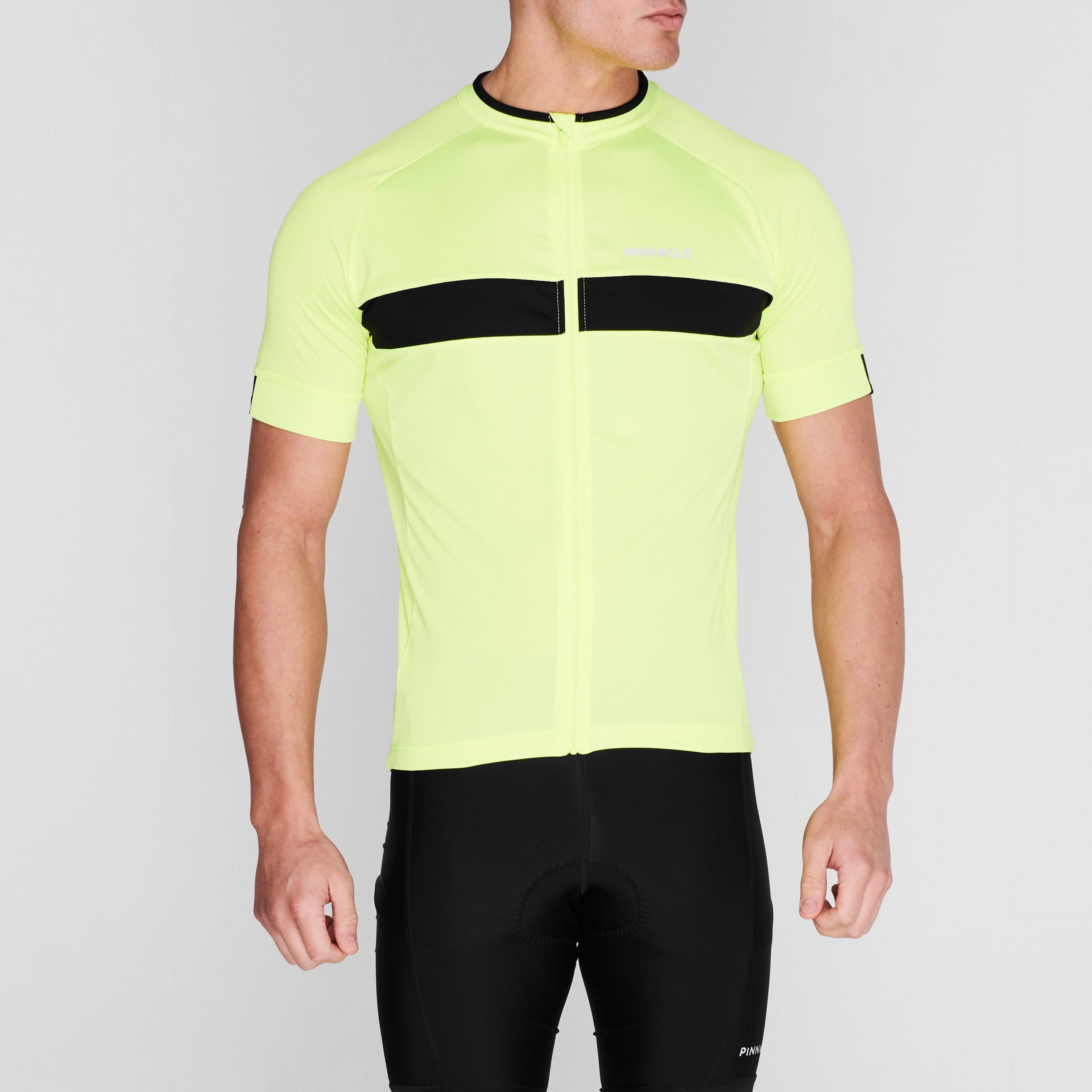 Yellow - Pinnacle - Race Short Sleeve Cycling Top Mens - 3