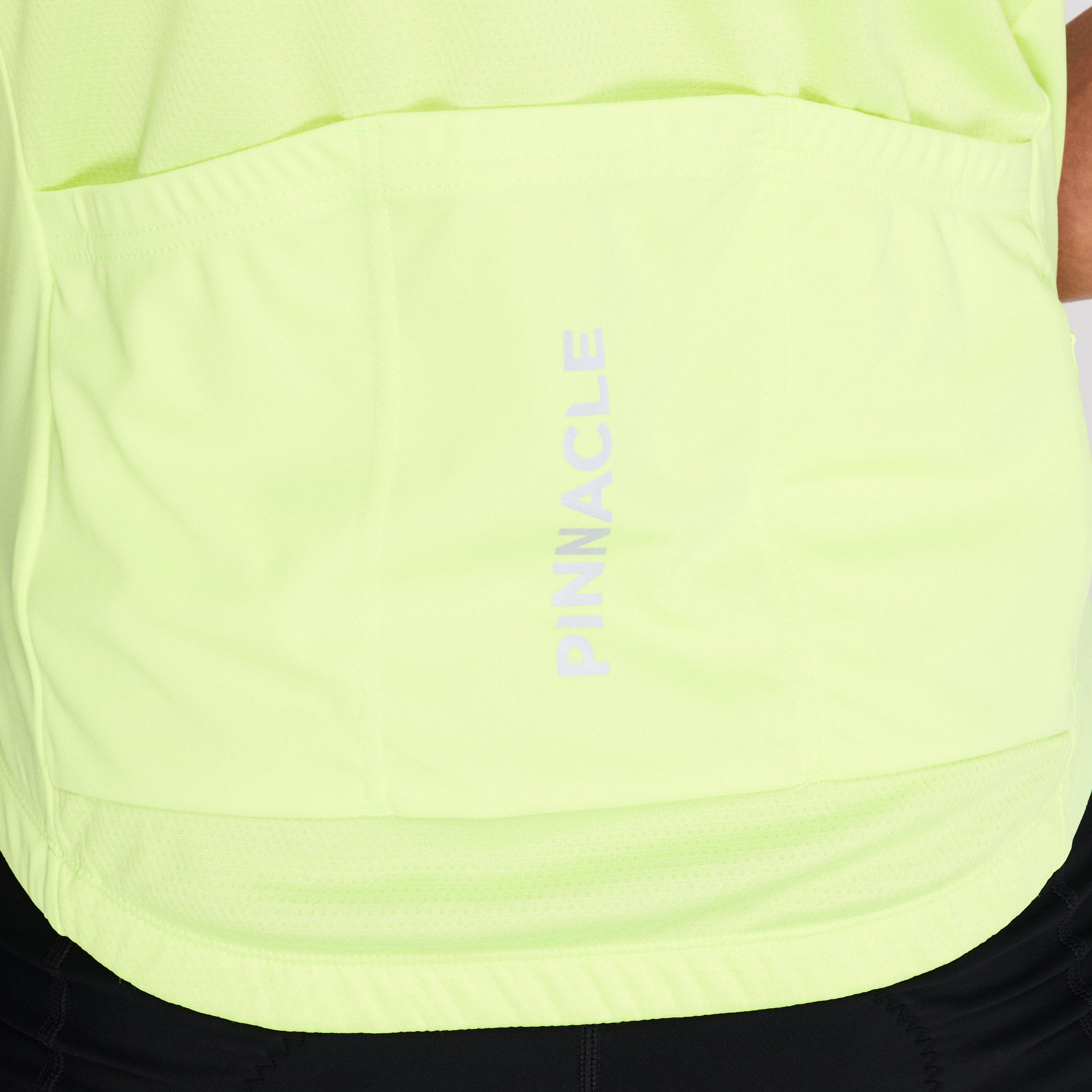 Yellow - Pinnacle - Race Short Sleeve Cycling Top Mens - 5