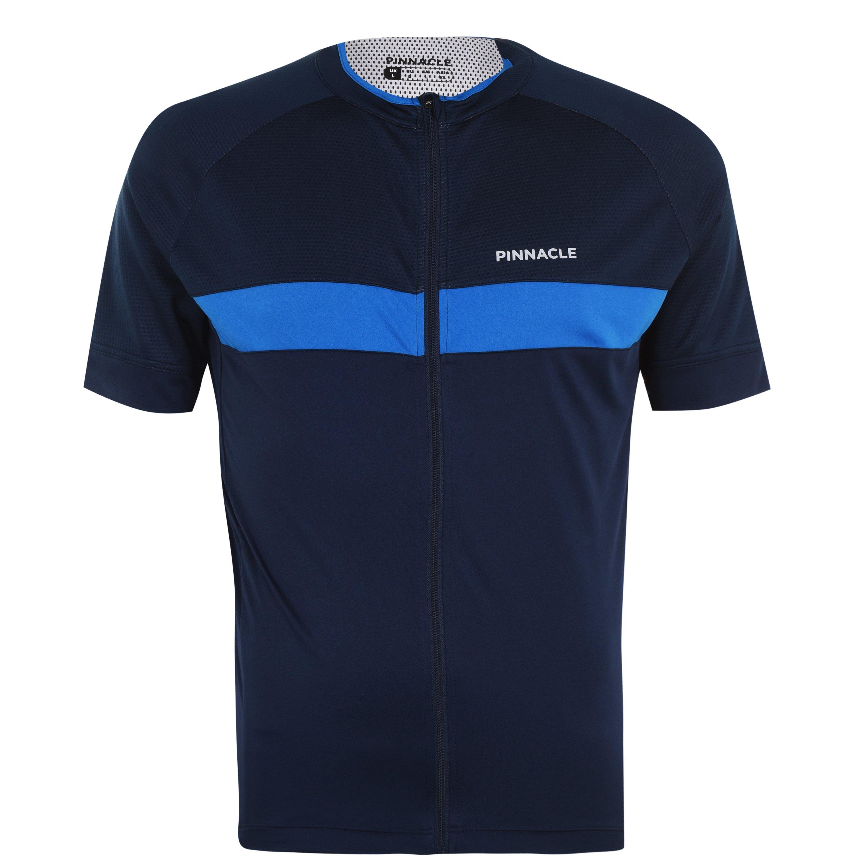 Navy - Pinnacle - Race Short Sleeve Cycling Top Mens - 1