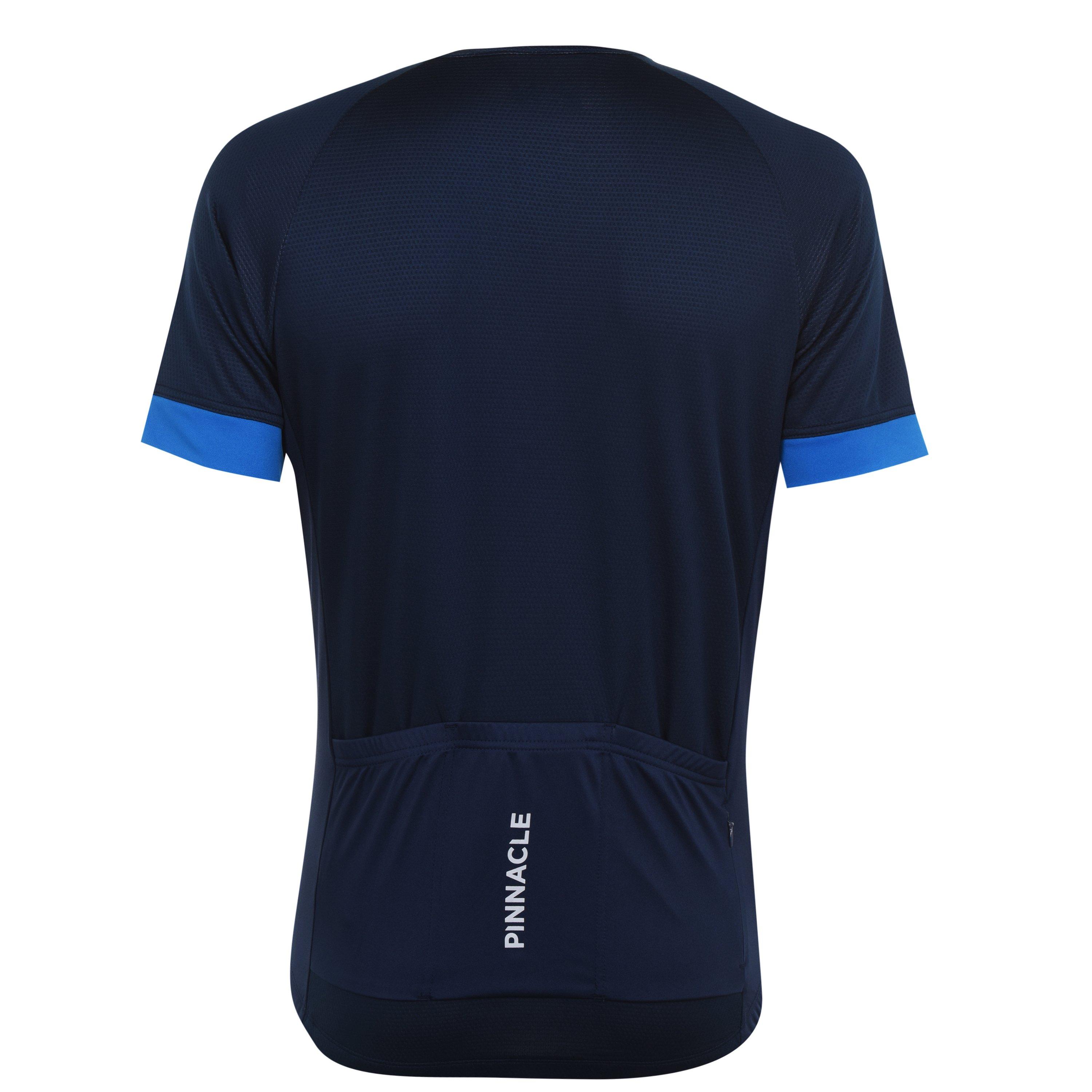 Navy - Pinnacle - Race Short Sleeve Cycling Top Mens - 2