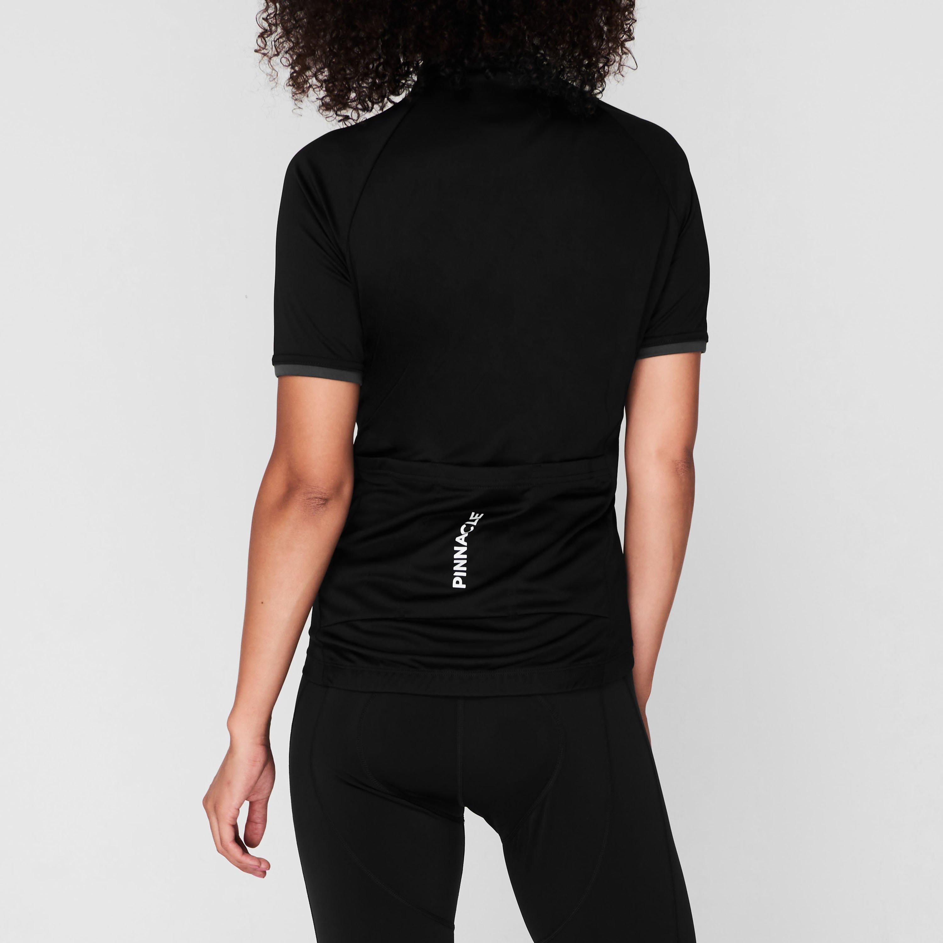 Schwarz - Pinnacle - Short Sleeve Cycling Jersey Ladies - 3