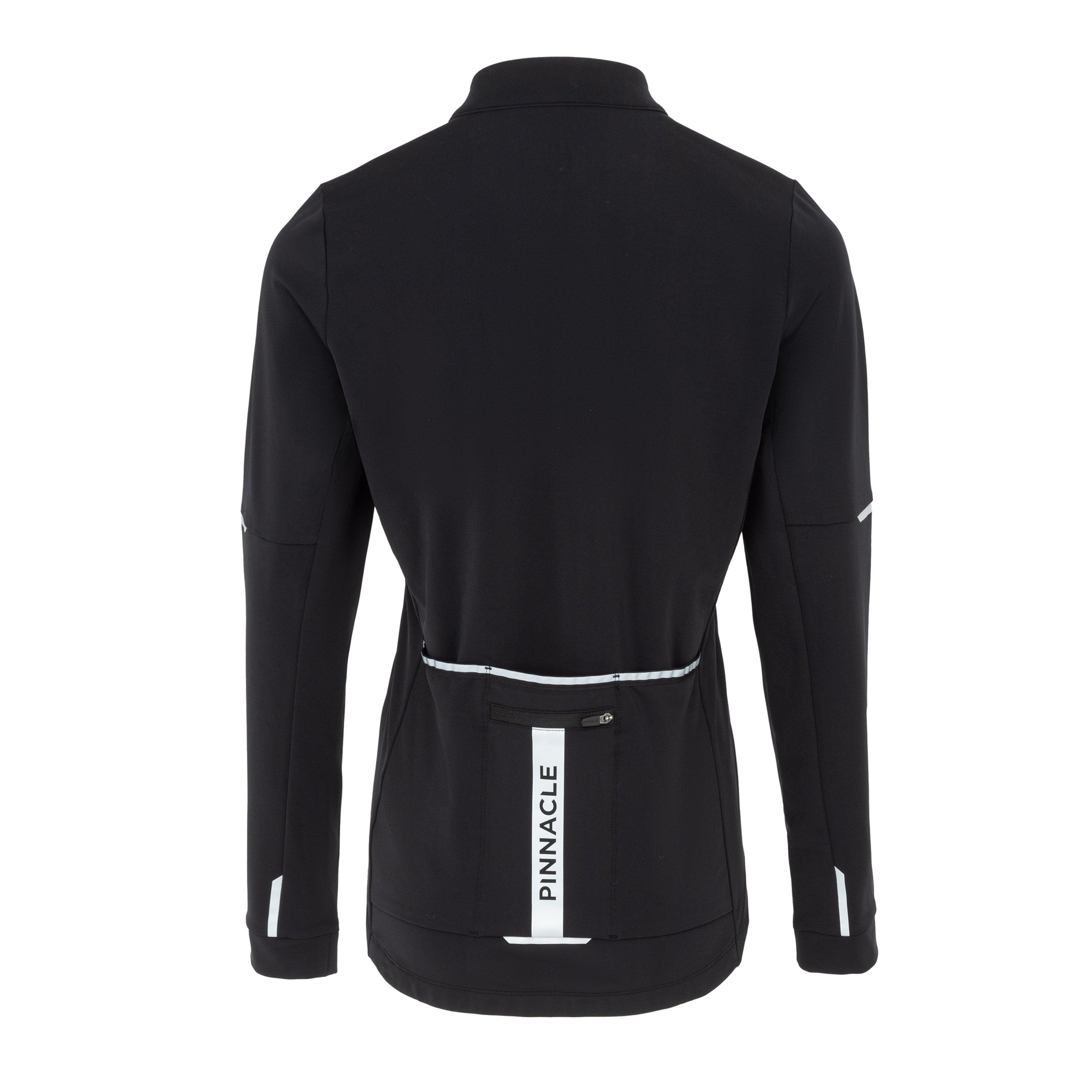 Black - Pinnacle - Thermal Long Sleeve Cycling Jersey Ladies - 3