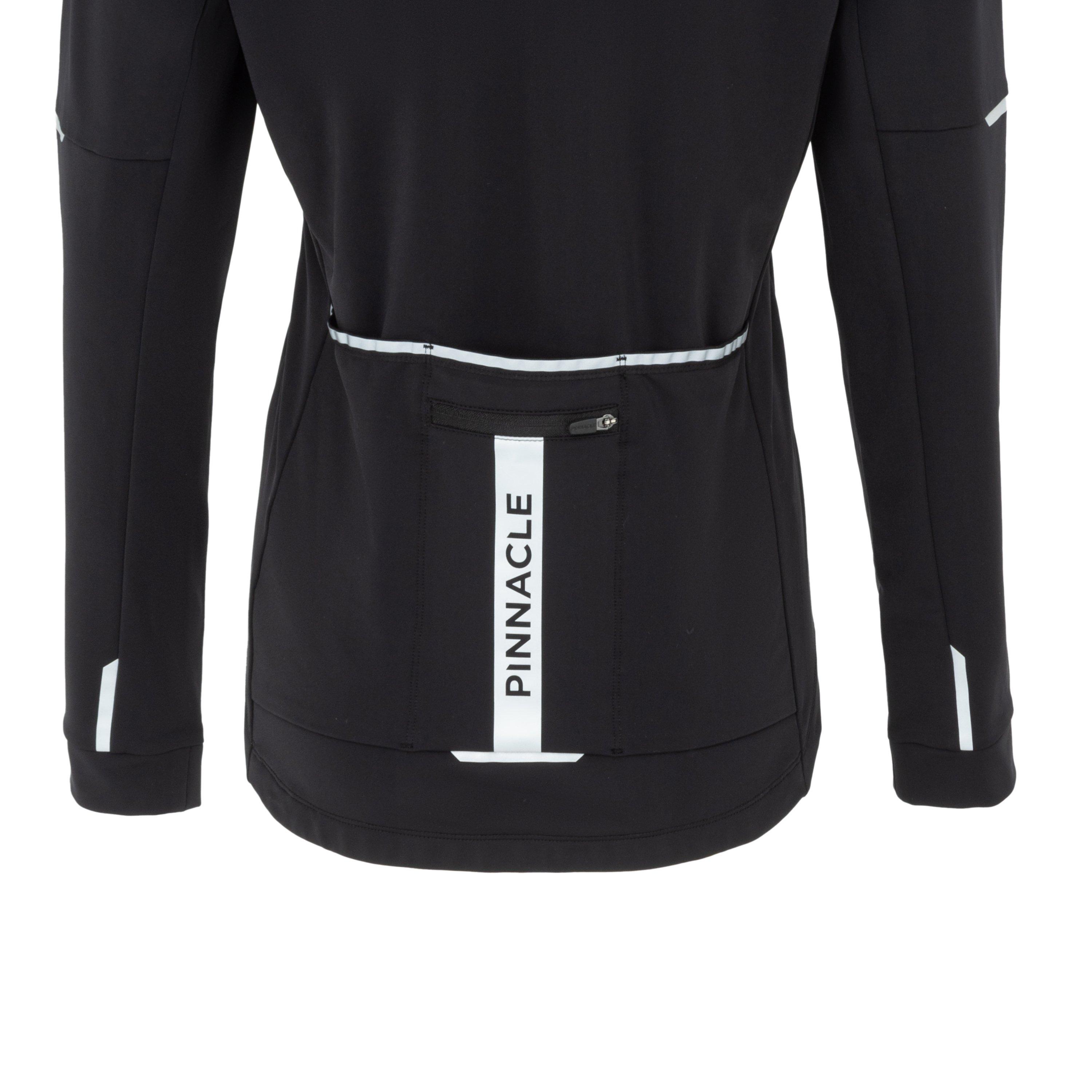 Black - Pinnacle - Thermal Long Sleeve Cycling Jersey Ladies - 5