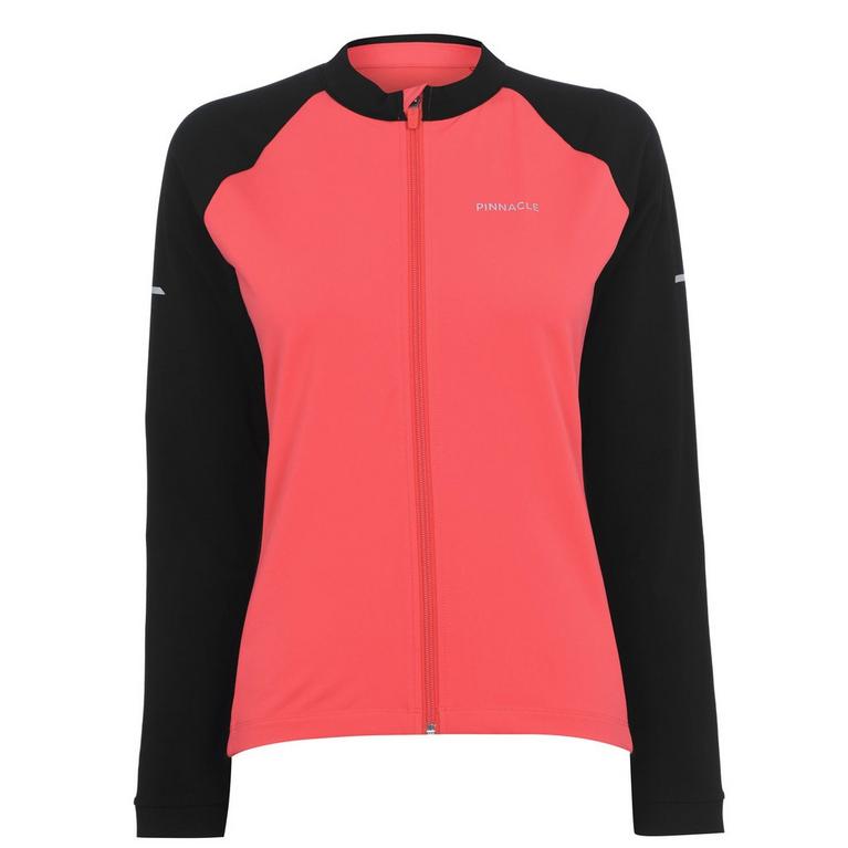 Coral - Pinnacle - Thermal Long Sleeve Cycling Jersey Ladies - 1