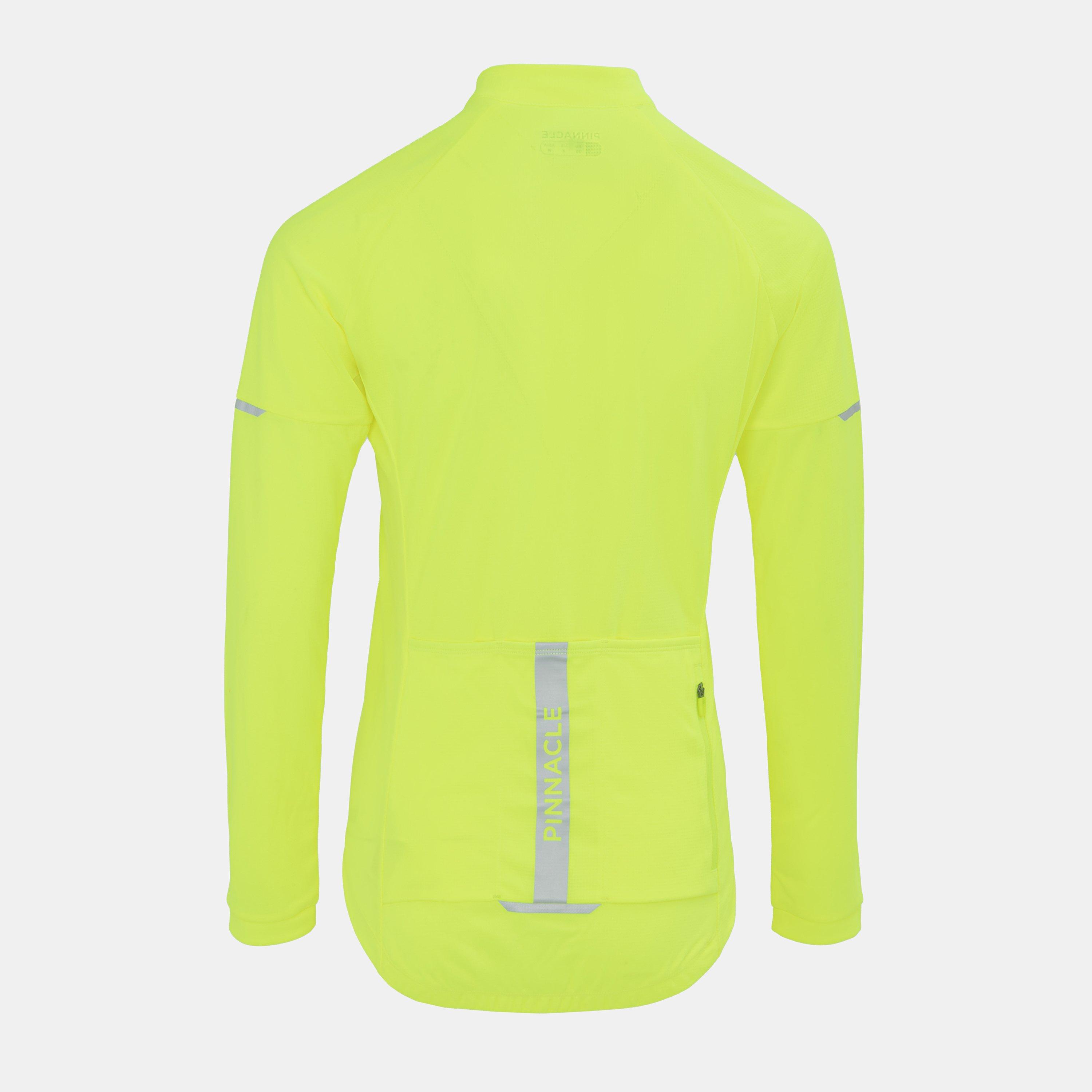 Yellow - Pinnacle - Long Sleeve Cycling Jersey Ladies - 2