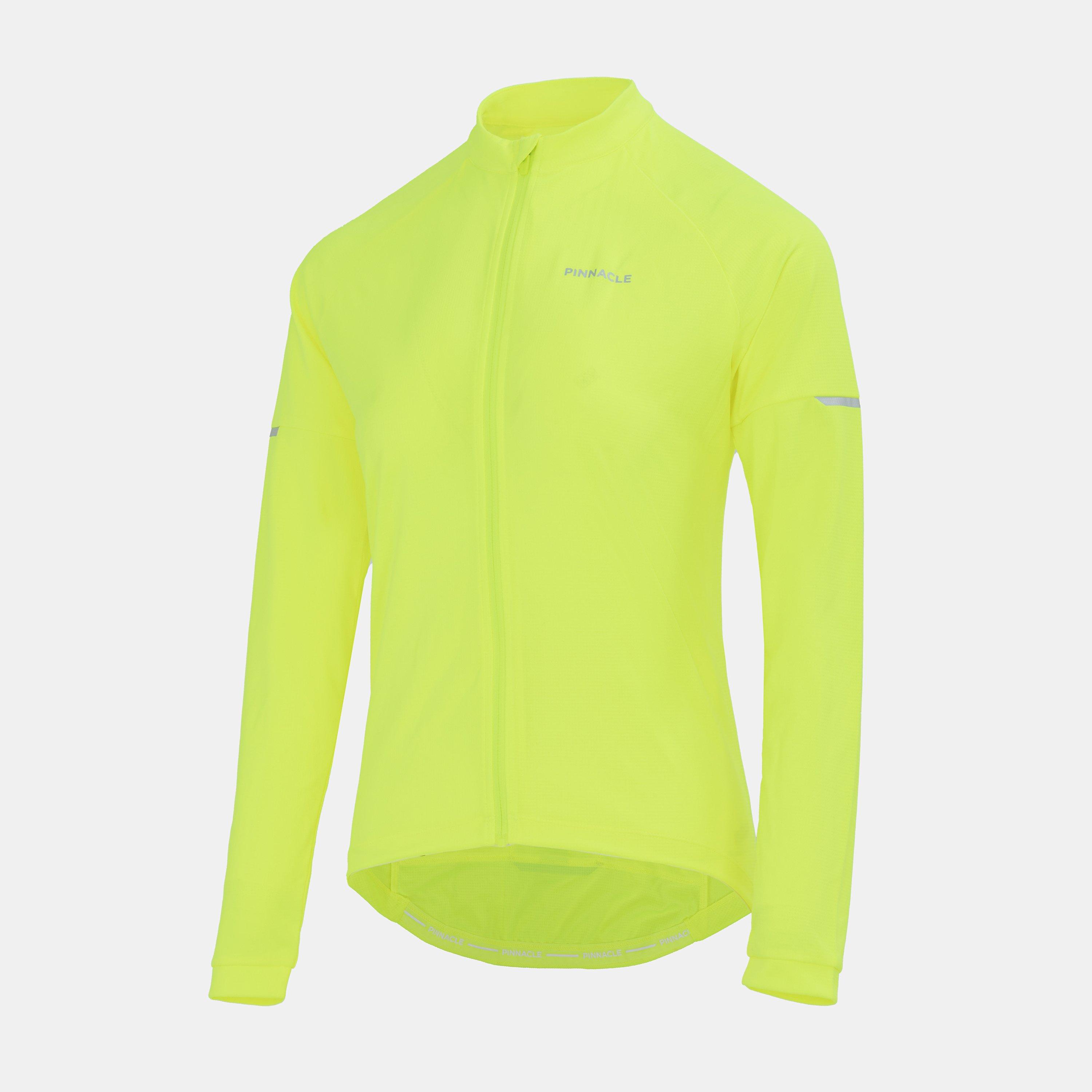 Yellow - Pinnacle - Long Sleeve Cycling Jersey Ladies - 3