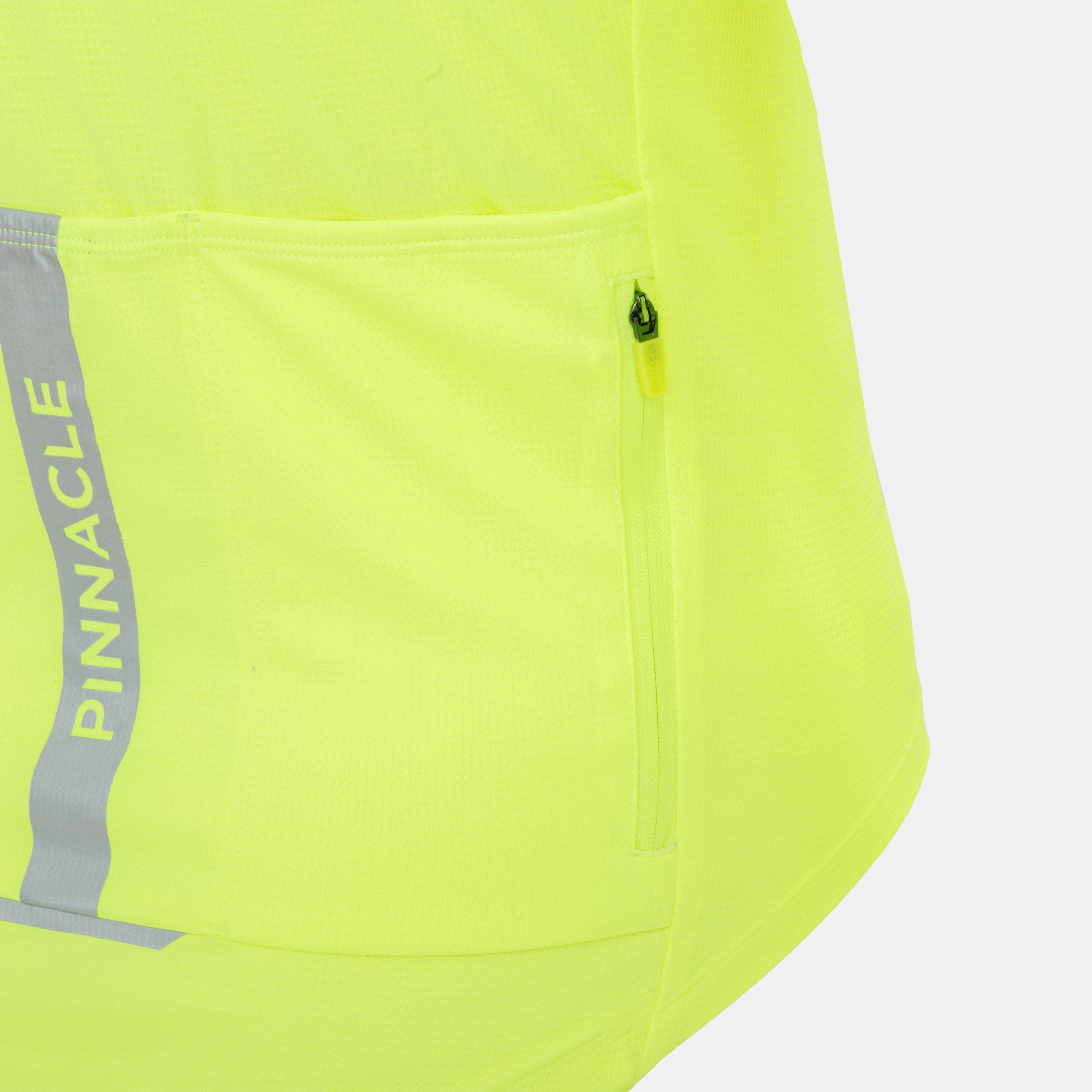 Yellow - Pinnacle - Long Sleeve Cycling Jersey Mens - 6