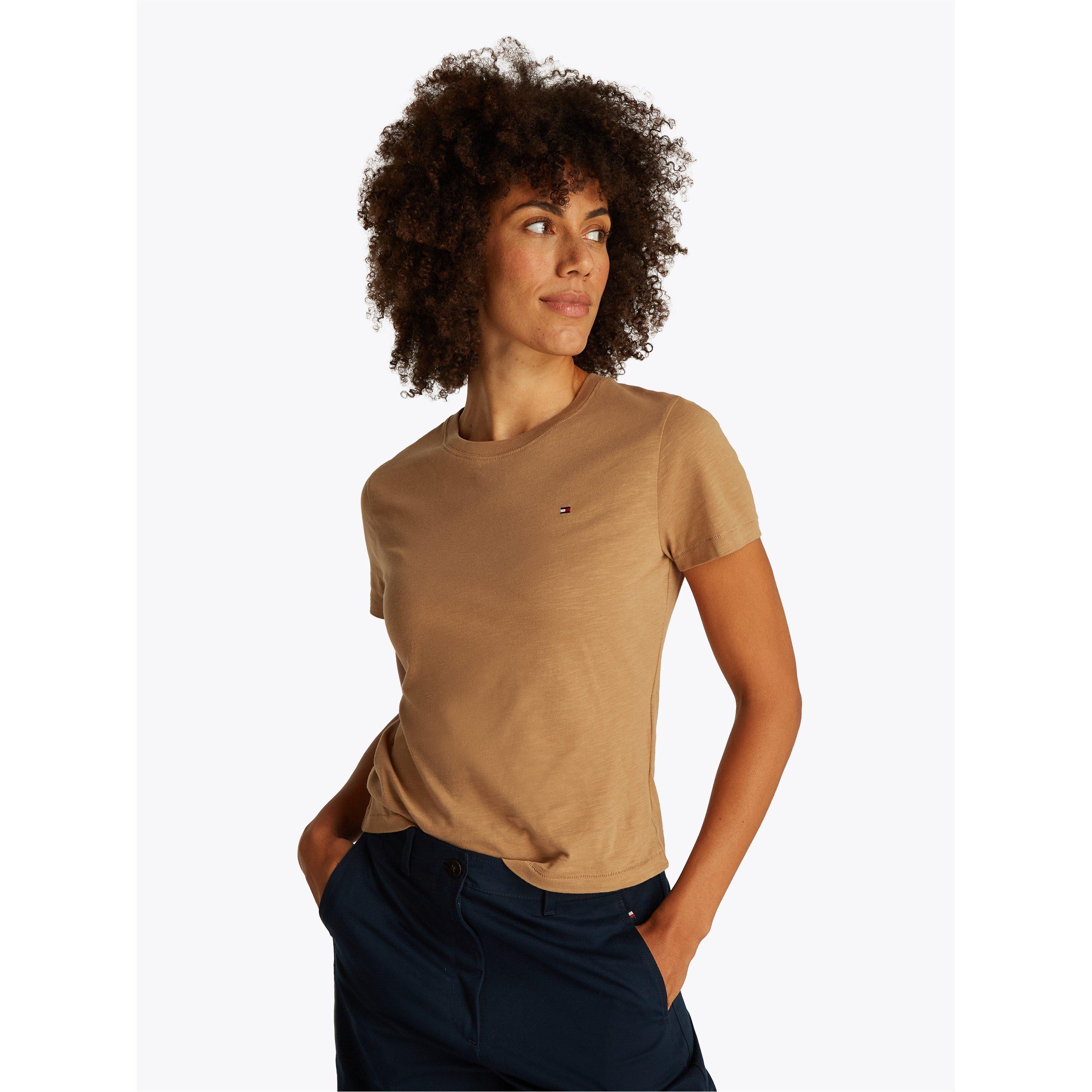 Safari Canvas - Tommy Hilfiger - Women's Slim Slub Long-Sleeve T-Shirt - 3