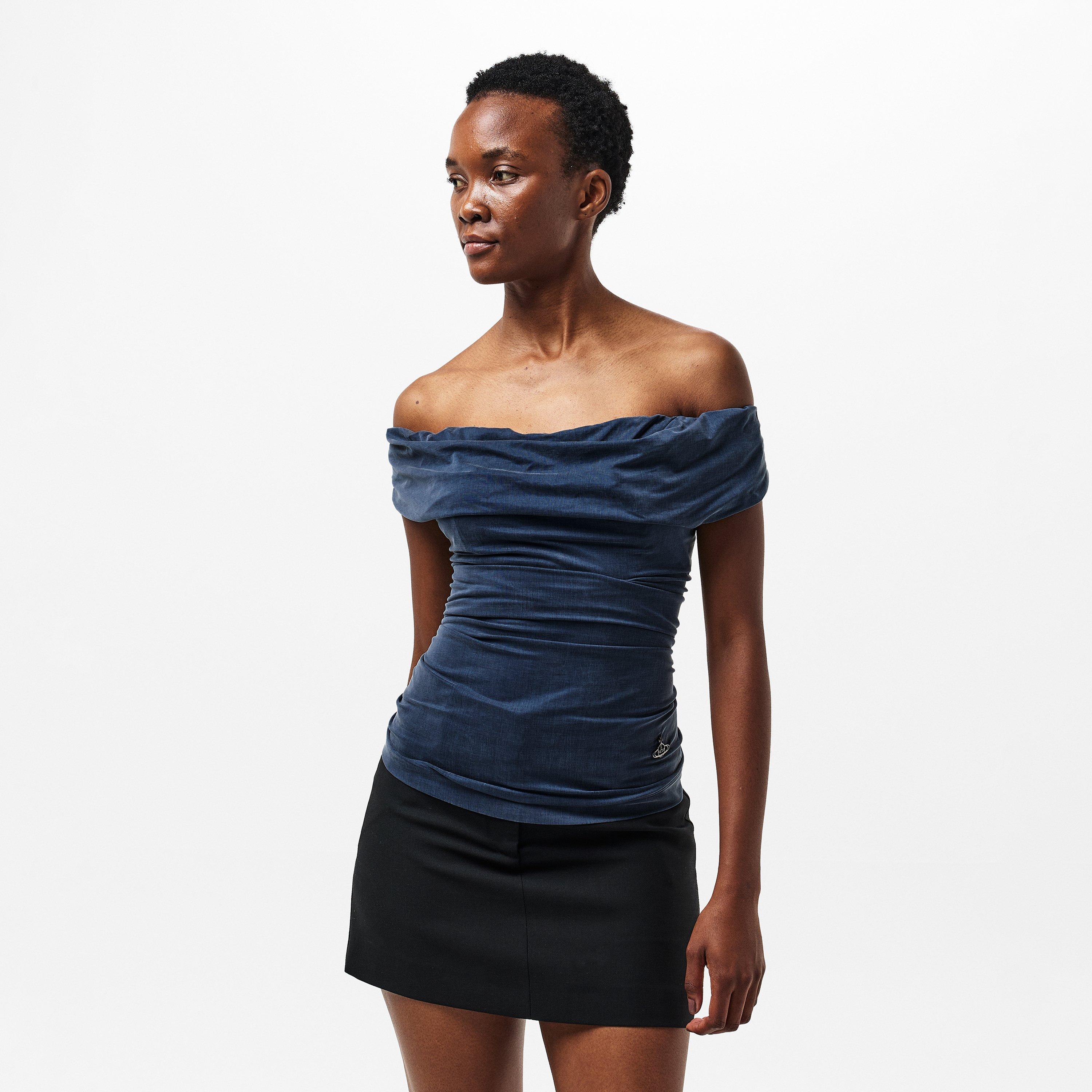 Navy - Vivienne Westwood - Women's Ginnie Top Vest - 3