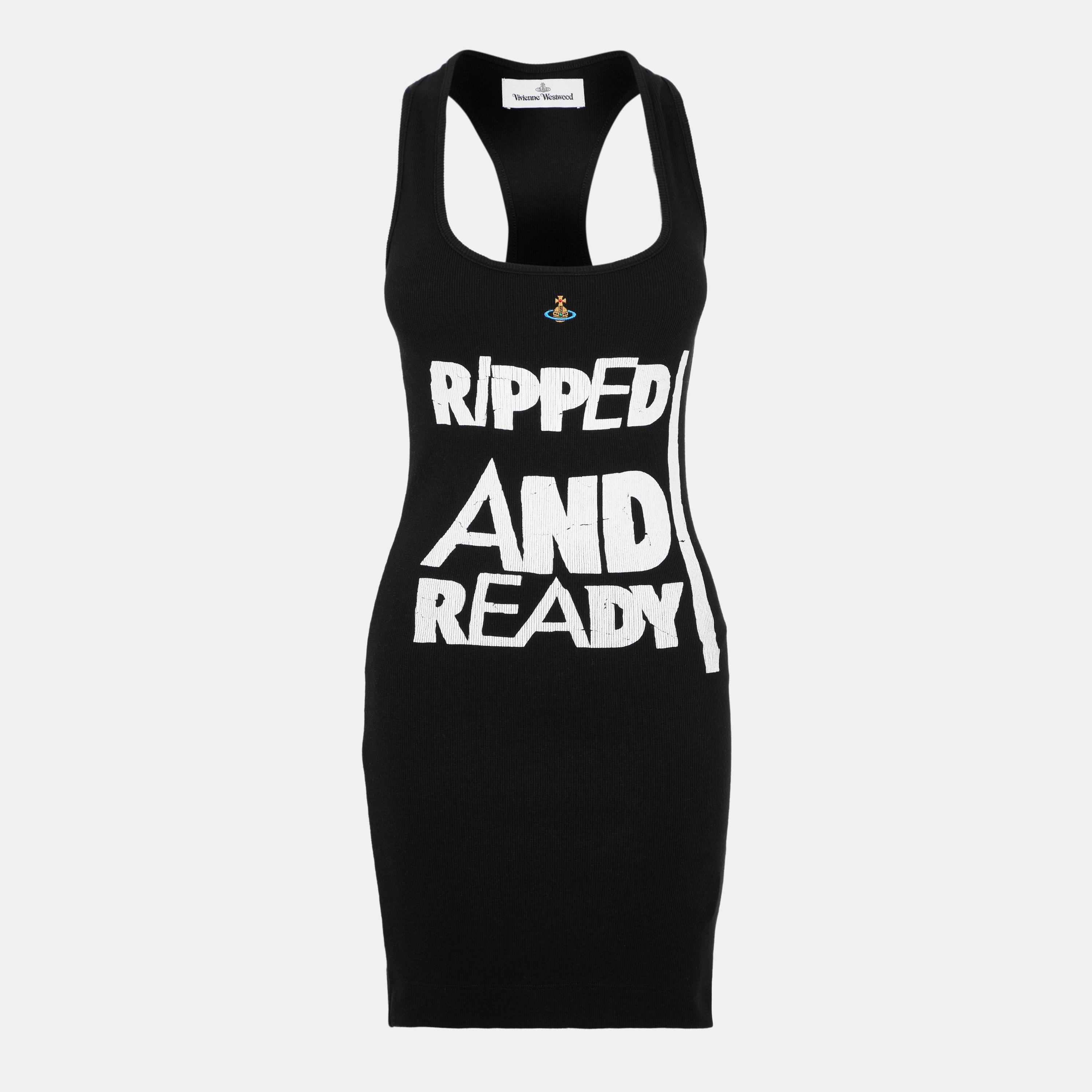 Vivienne Westwood | Women's Viv Ripped Tank Vest | Tank Tops