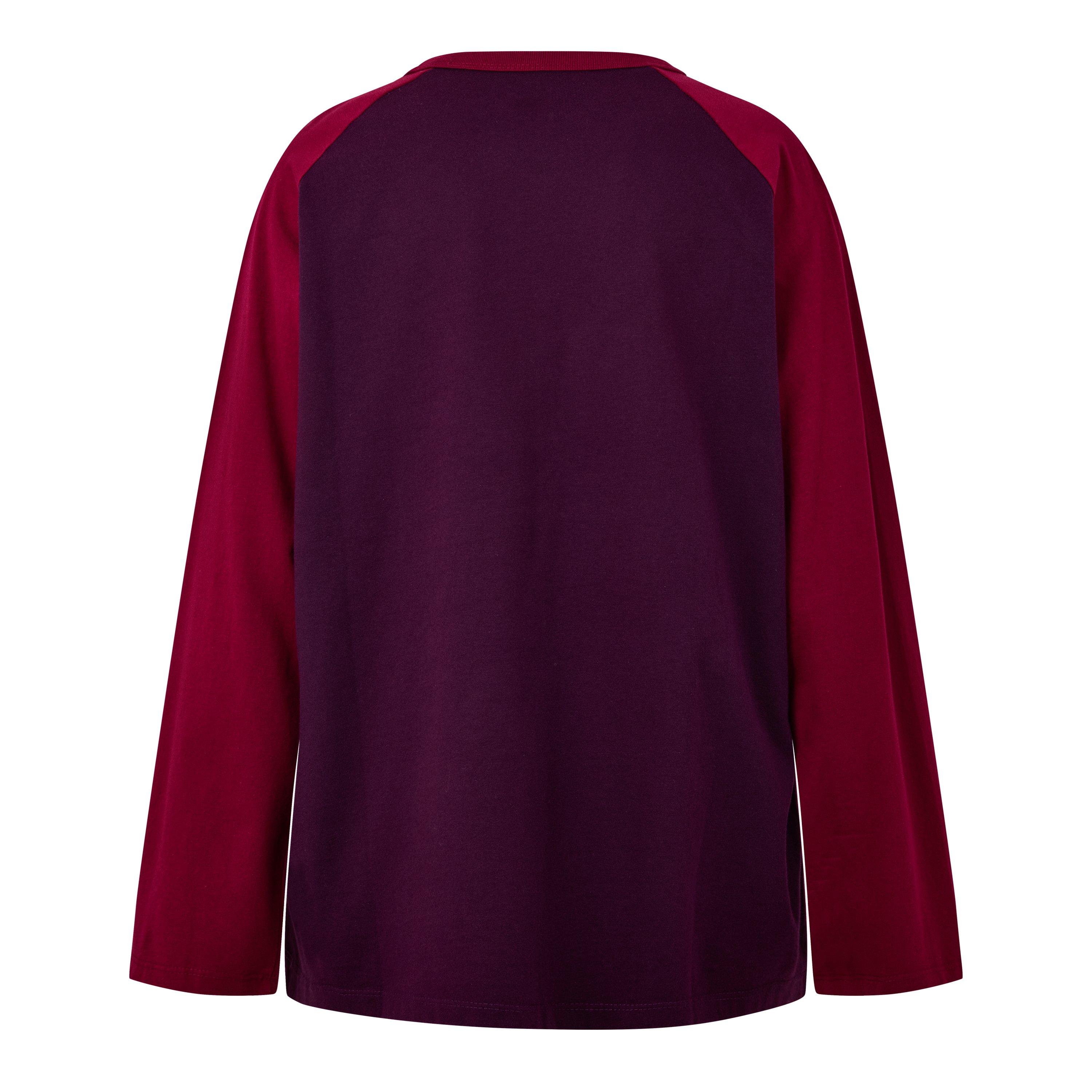 Plum/Beet Red - Levis - Levis Graphic Way Back Tee Ls 93 For - 5