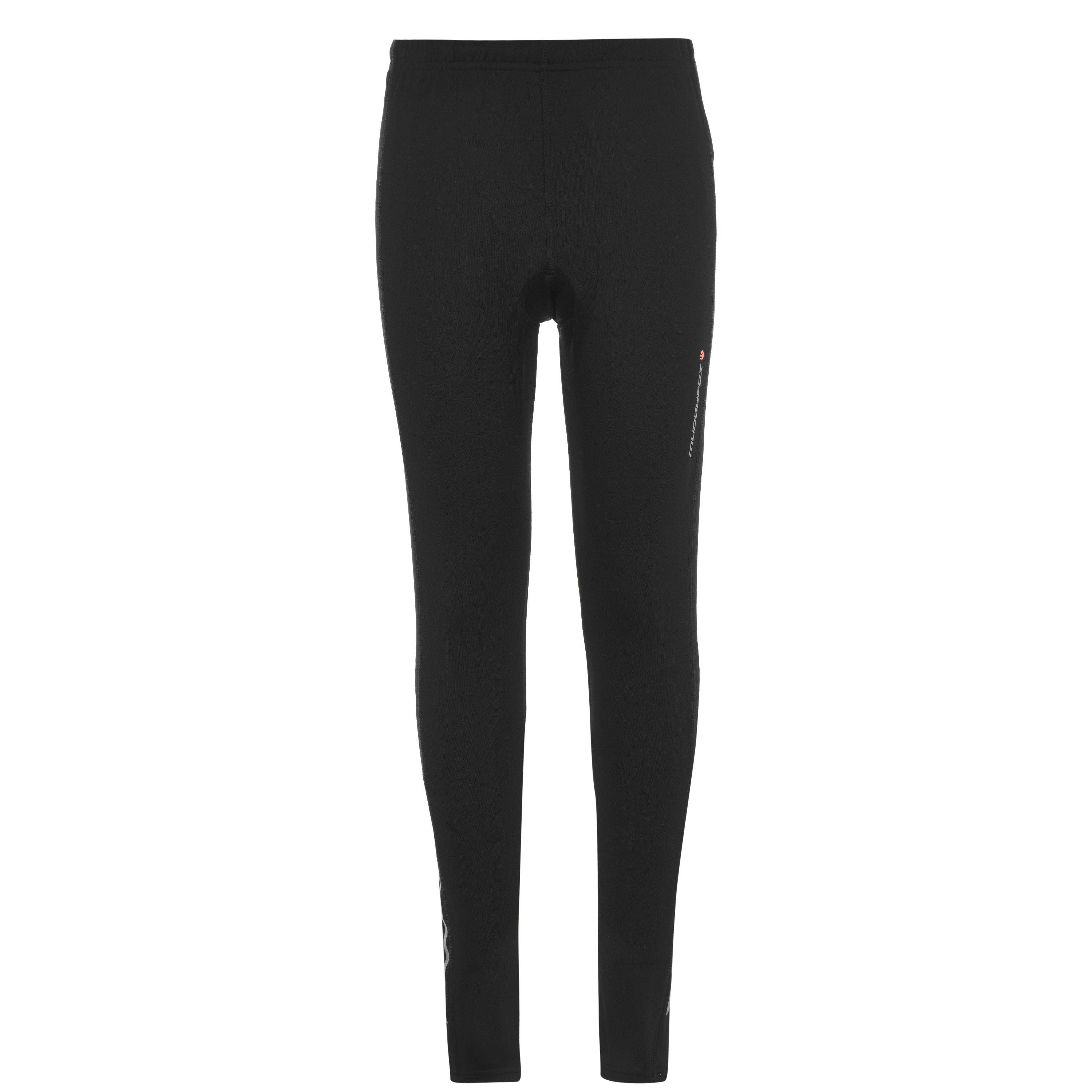 Muddyfox Boys Padded Cycle Tights Junior - Black - 11-12 Years