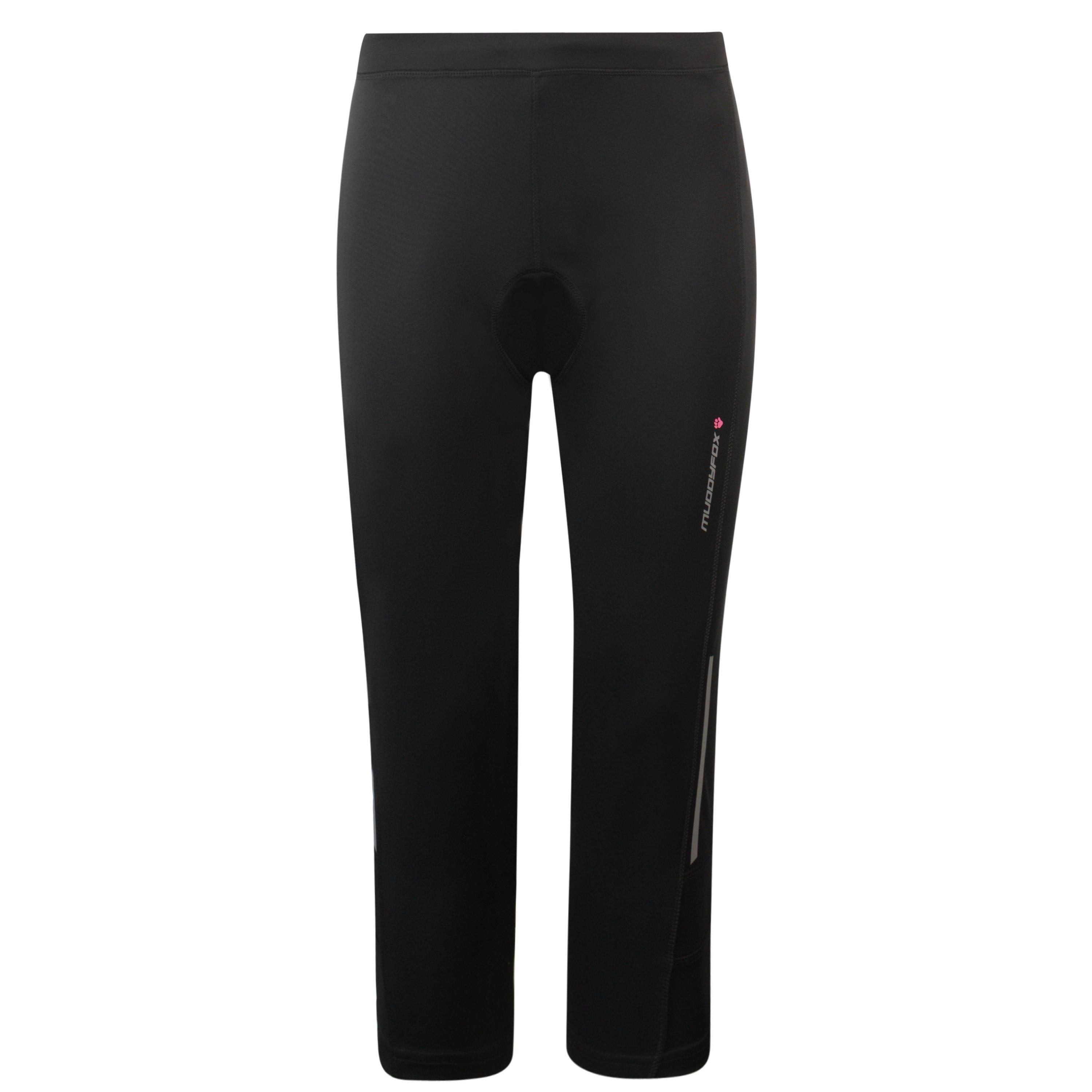 Black - Muddyfox - Cycle Padded Capri Shorts Ladies - 1
