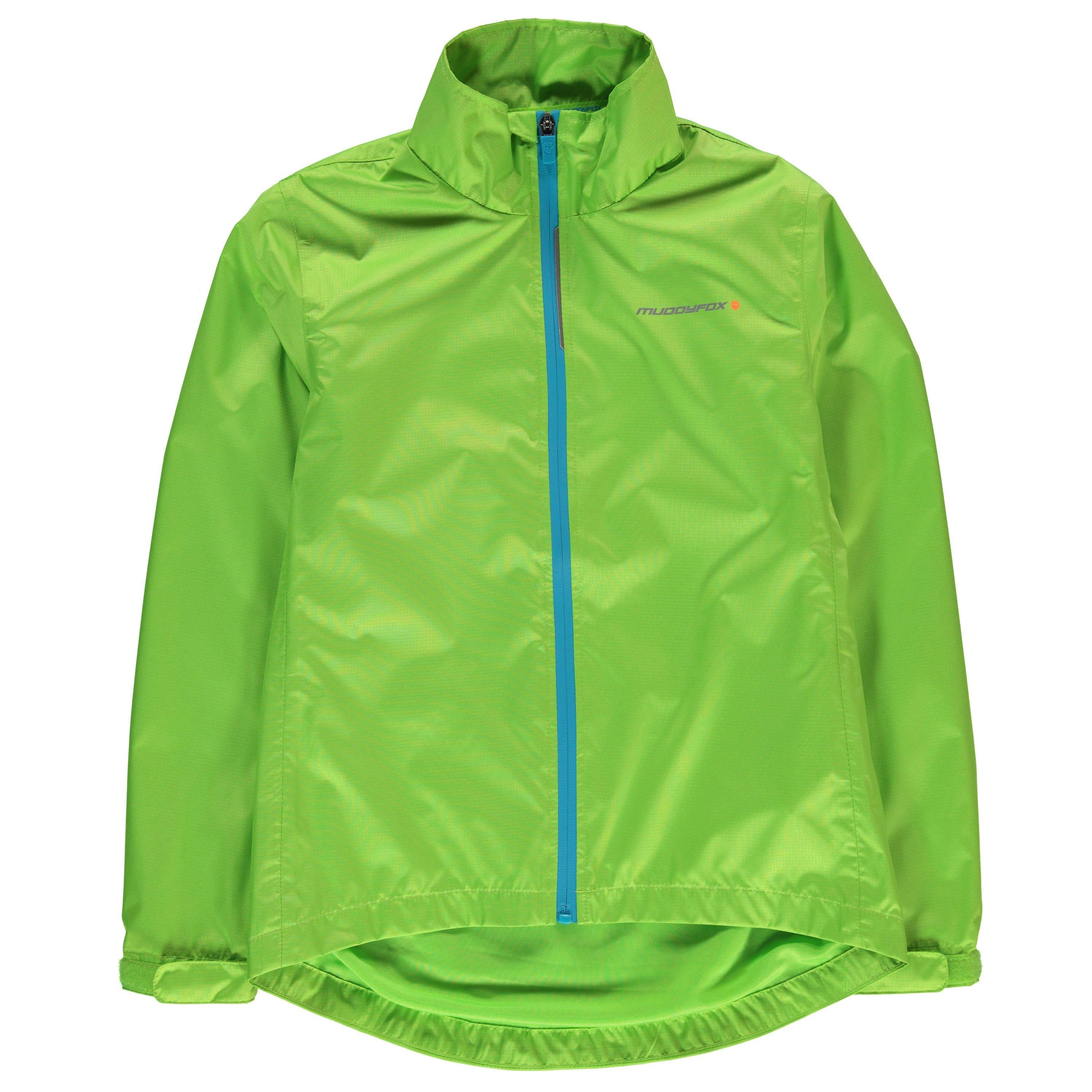 Fluo Grün - Muddyfox - Kids' Cycling Long Sleeve Reflective Softshell Jacket - 1