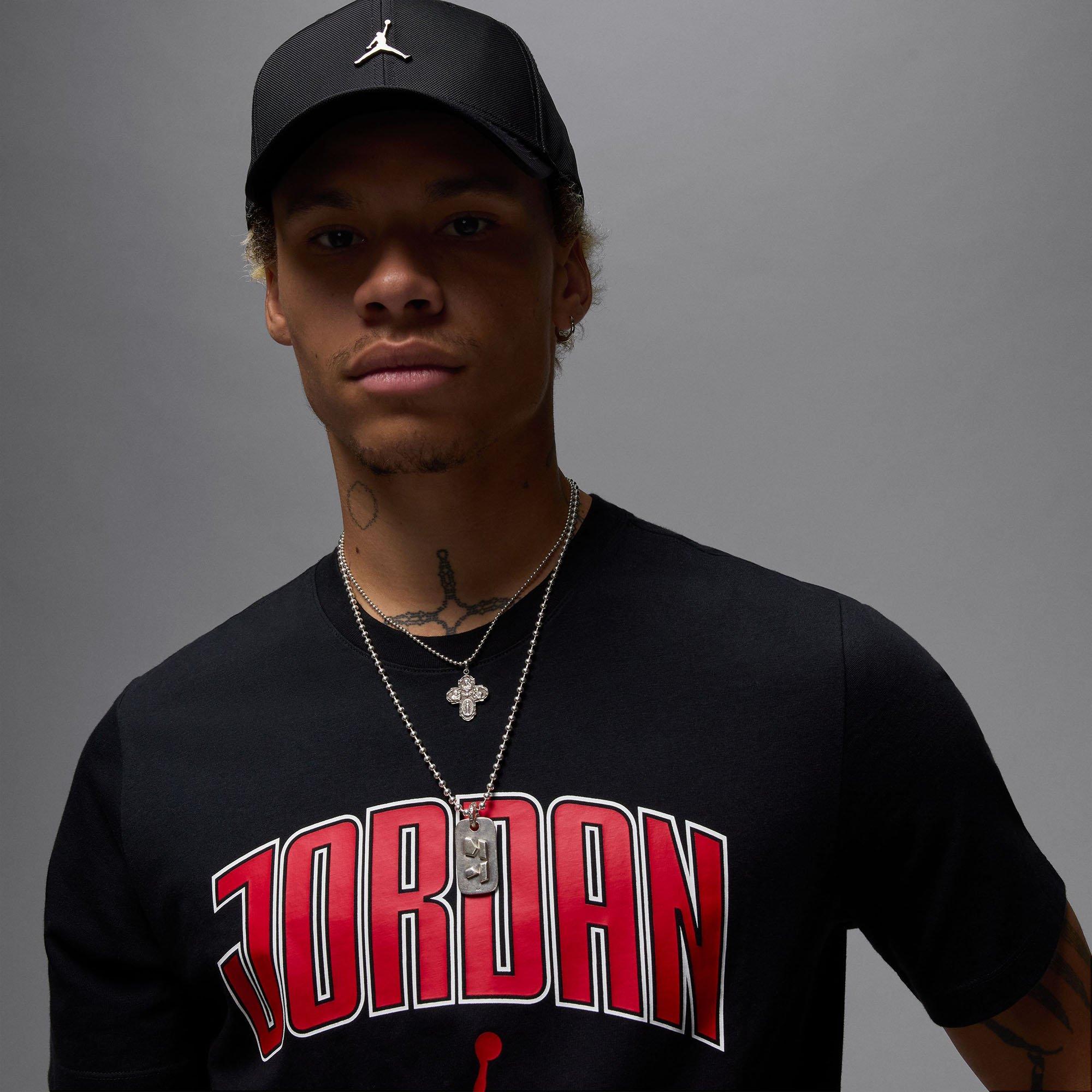 Blk/Gym Red - Nike - Nike Jordan Mens T-Shirt - 3