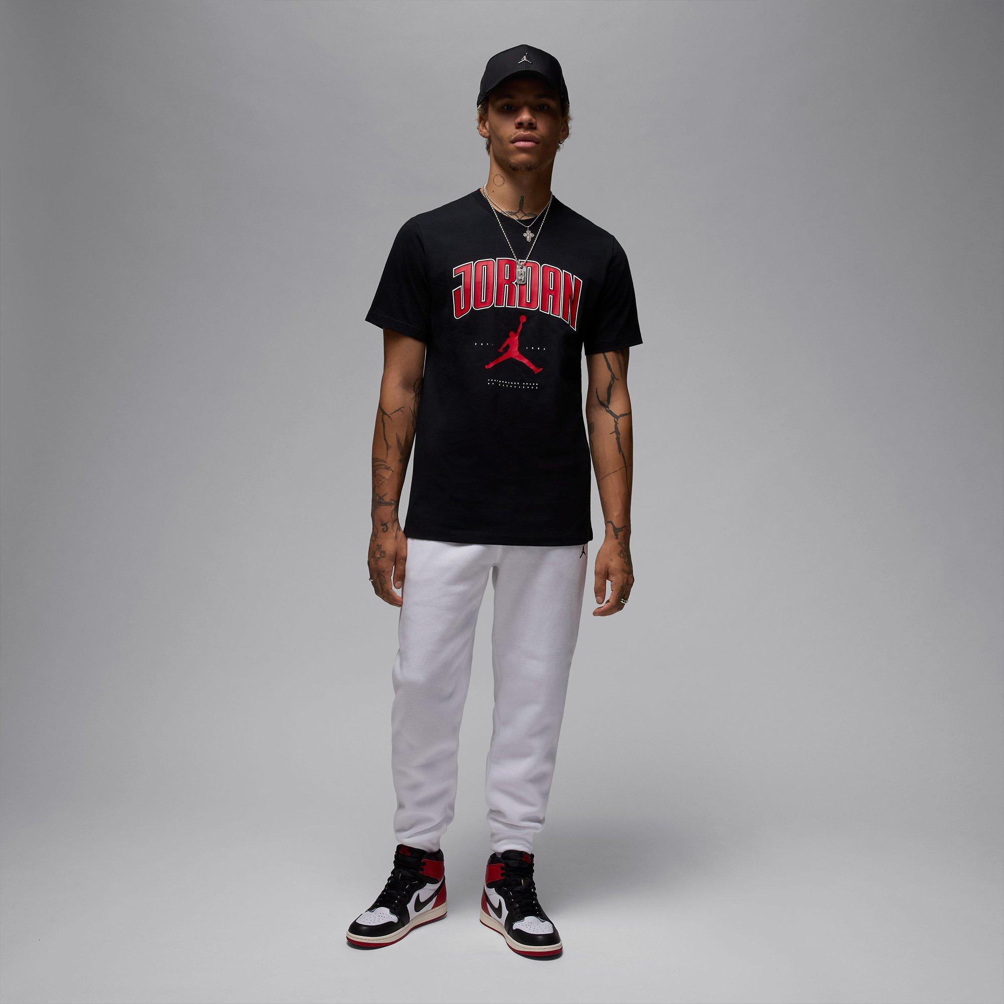 Blk/Gym Red - Nike - Nike Jordan Mens T-Shirt - 5