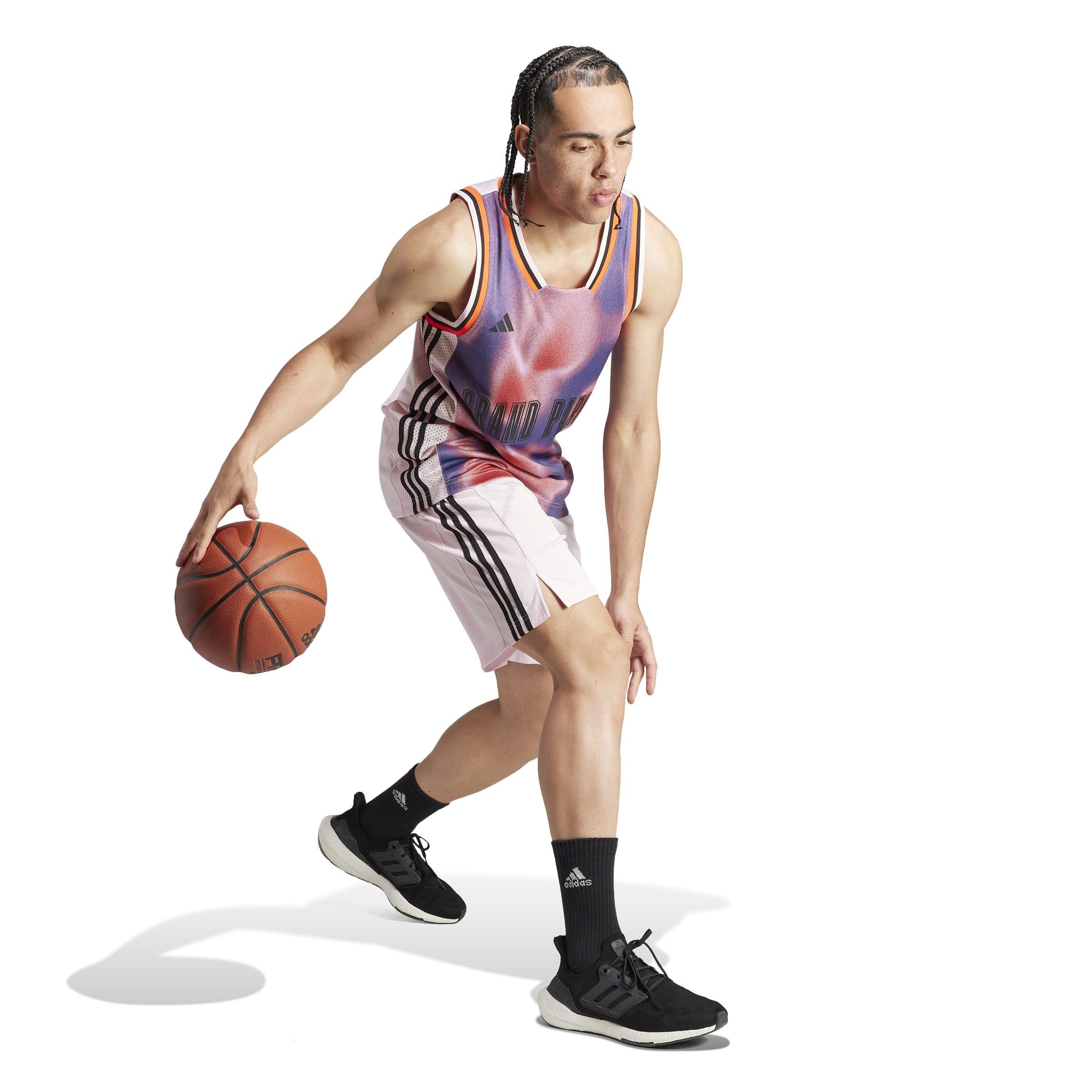 Clear Pink - adidas - HEAT.RDY Basketball Shorts Mens - 4