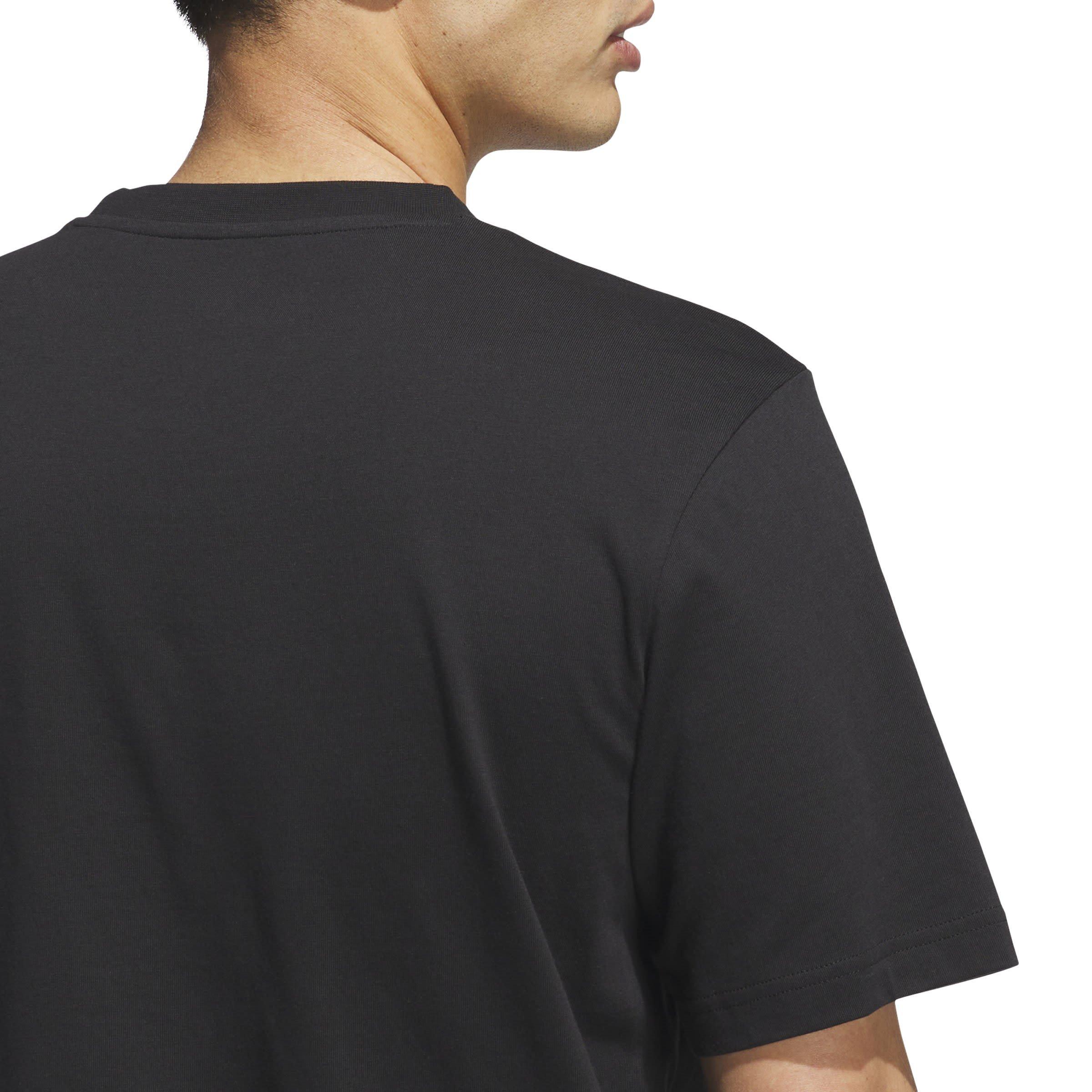 Black - adidas - Basketball Mens Graphic T-Shirt - 6