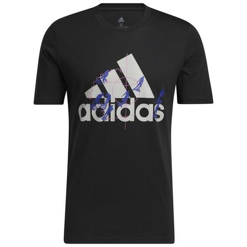 adidas Motion Badge Of Sport Graphic Mens Performance T Shirt