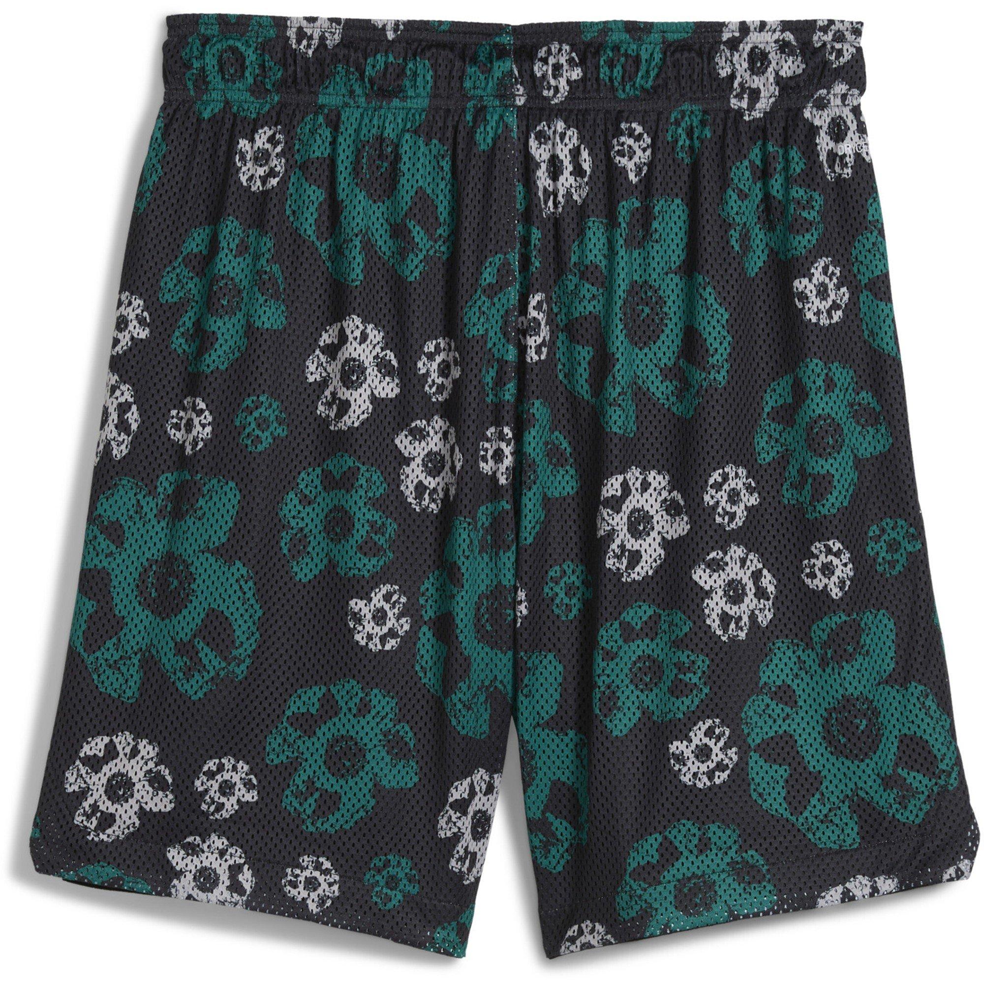 Black/Aop - Puma - Men's Hoopocalypse Reversible 7in Basketball Shorts - 2