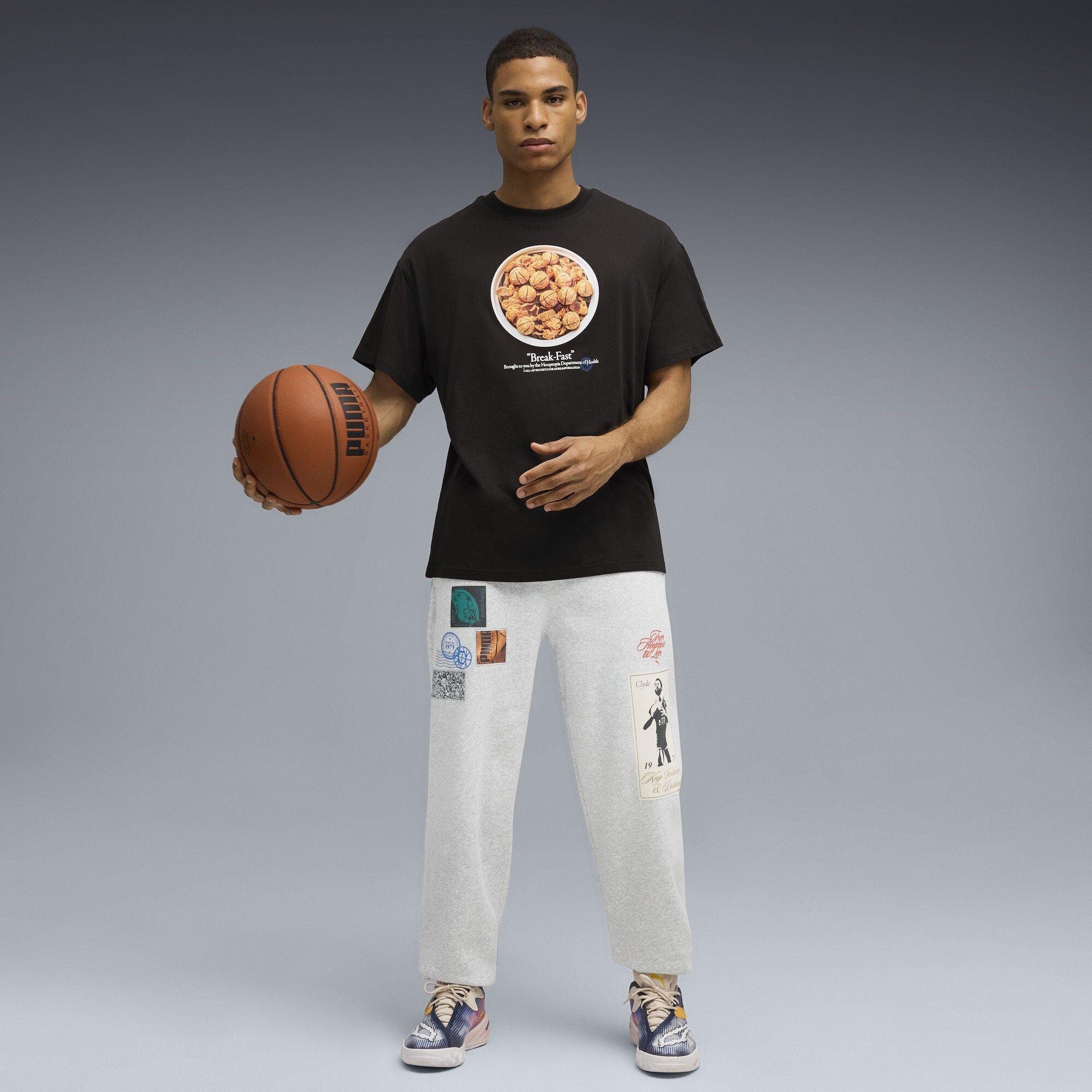 Zwart - Puma - Men's Hooptopia Break Fast Short Sleeve Performance T-Shirt - 5