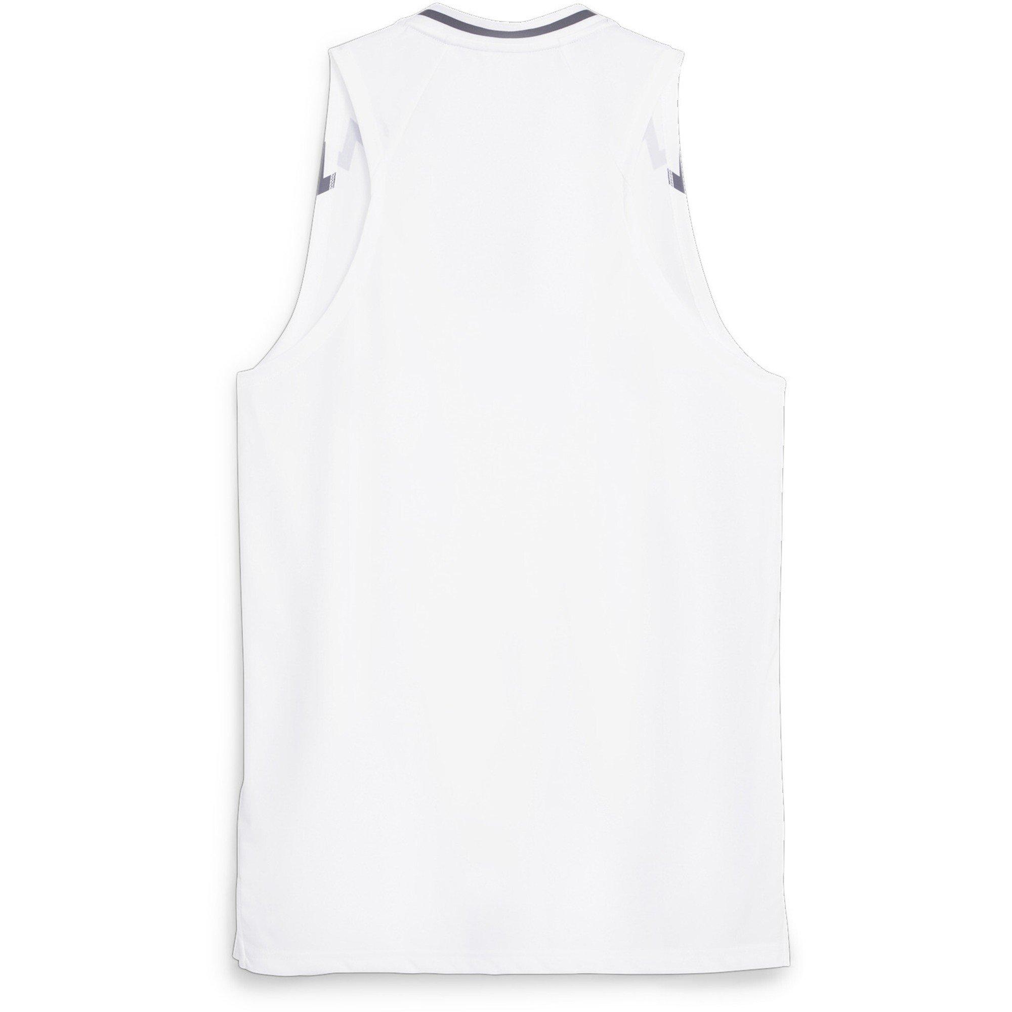 Branco - Puma - Men's Hoops Team Game Performance Basketball Jersey - 2