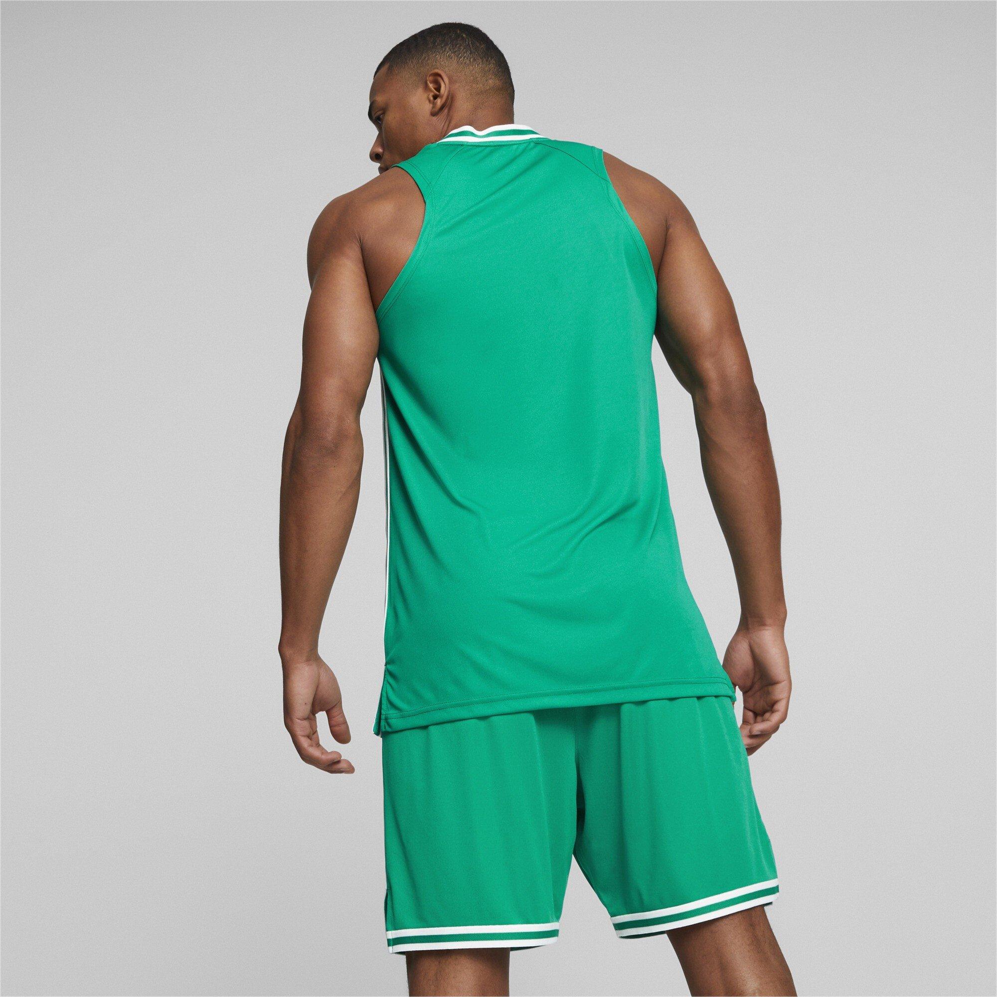 Paprena zelena - Puma - Men's Hoops Team Game Performance Basketball Jersey - 4