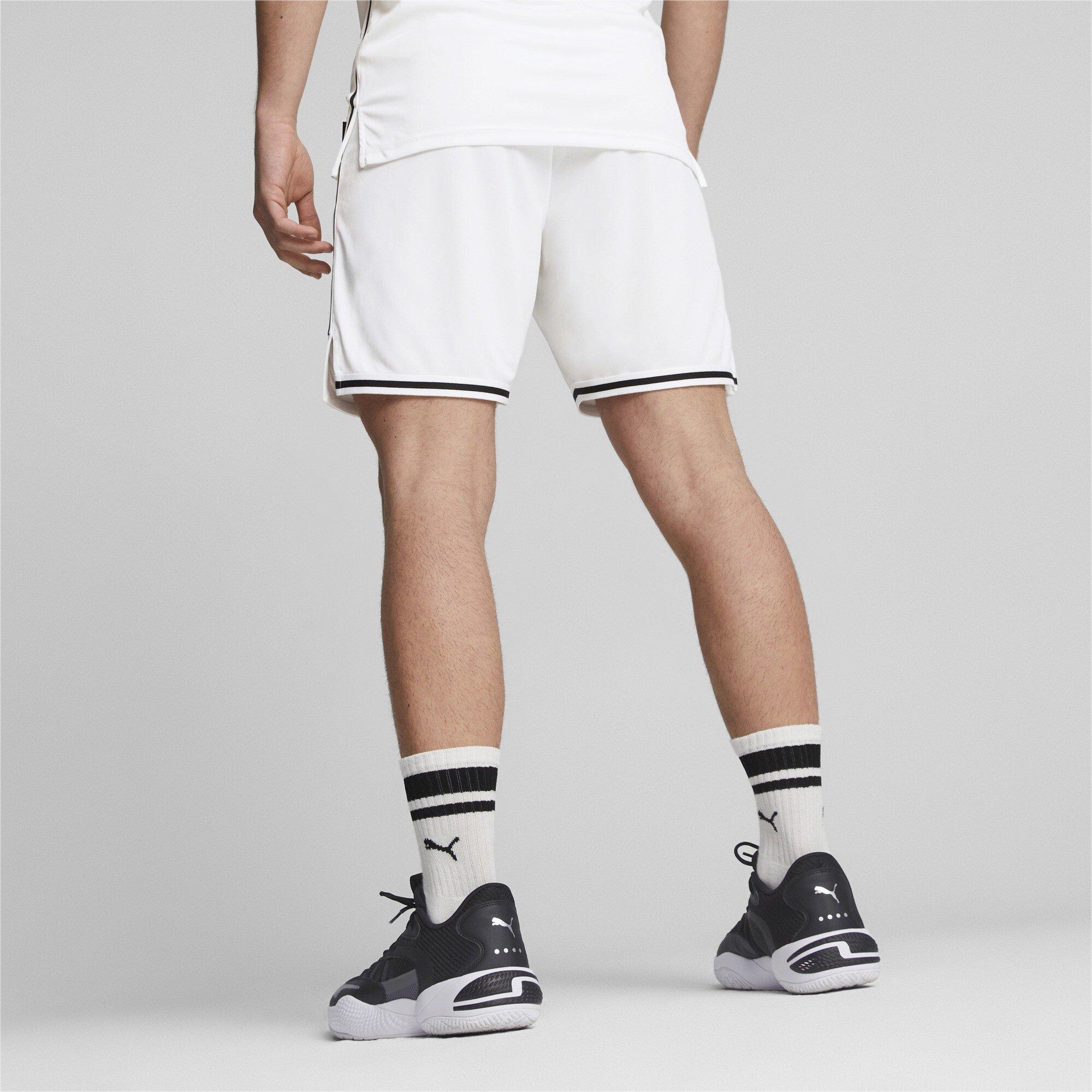 Weiß - Puma - Men's Hoops Team Game Basketball Shorts - 4