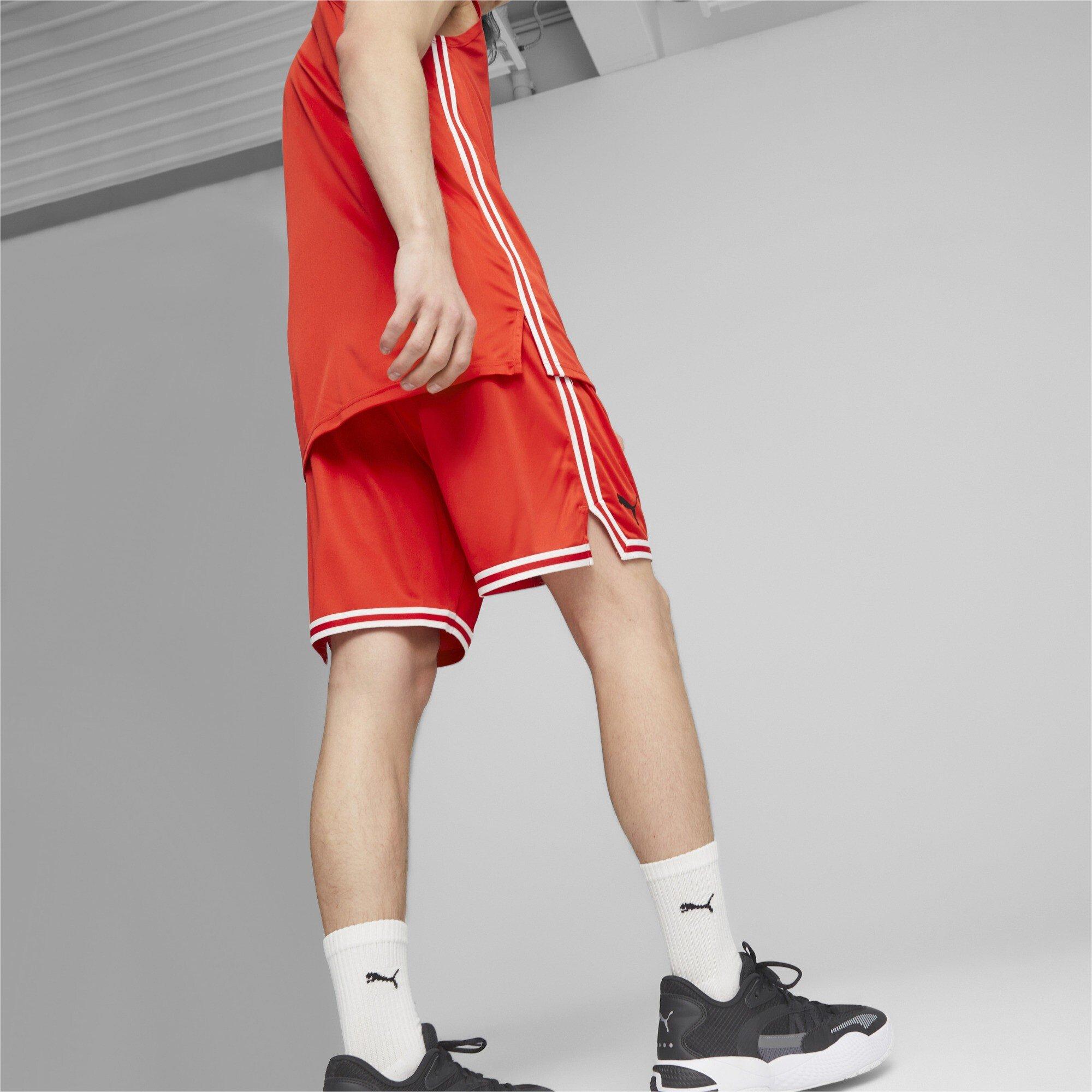 Red - Puma - Men's Hoops Team Game Basketball Shorts - 4
