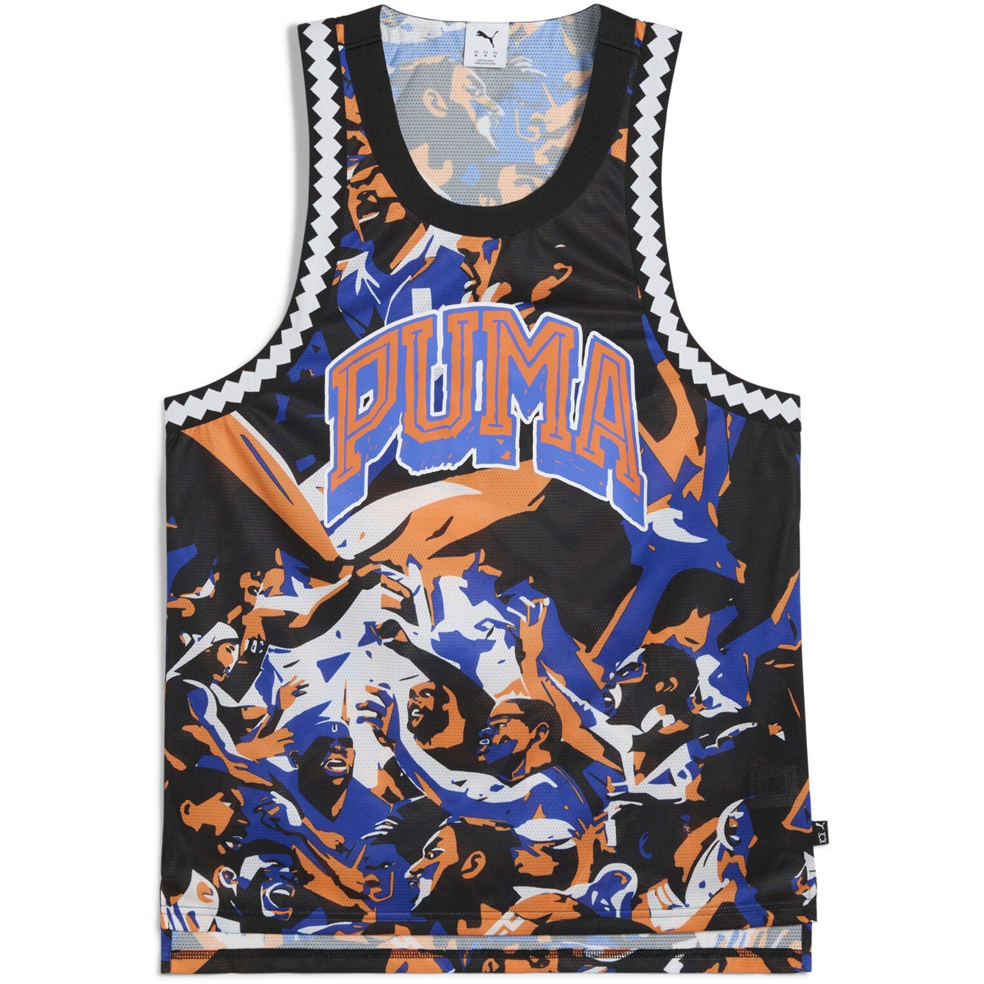 Puma Men's Performance Basketball Jersey - Vivid Blue - S
