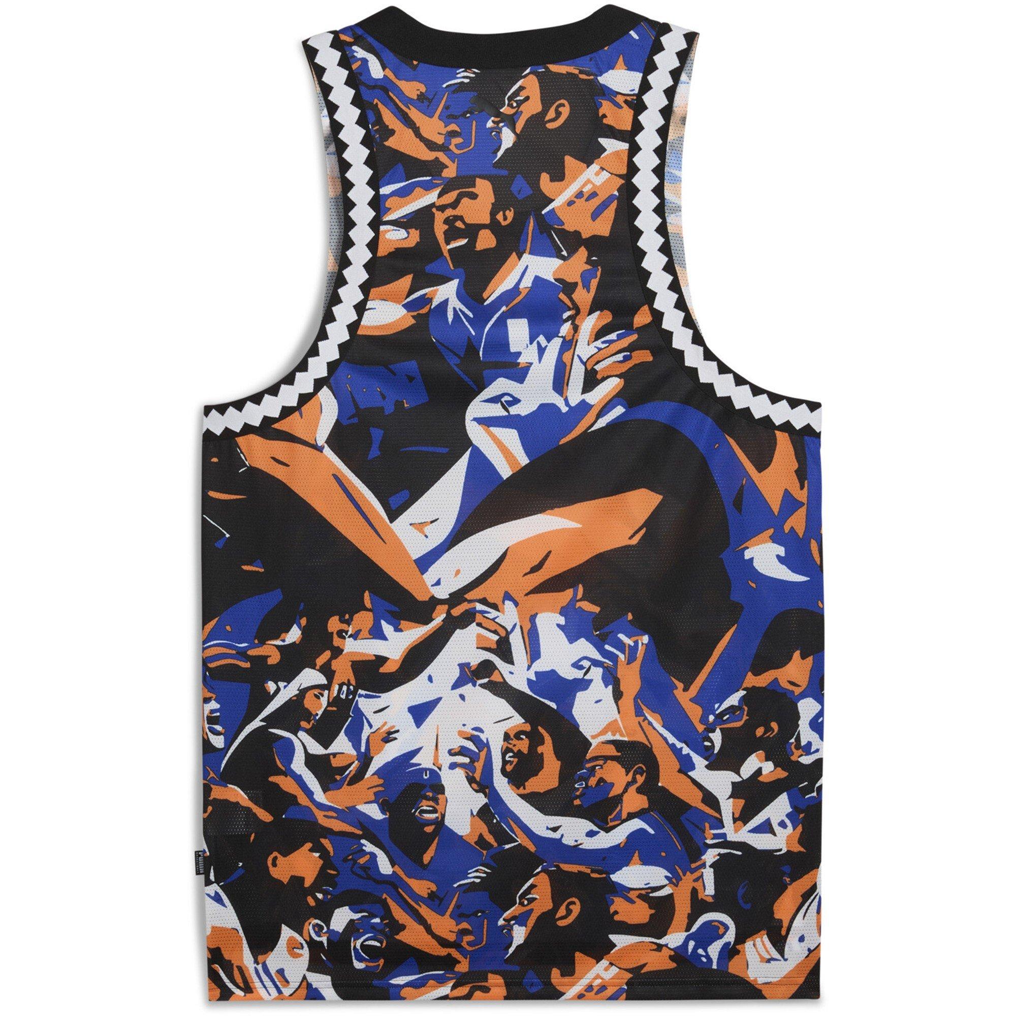 Vivid Blue - Puma - Men's Performance Basketball Jersey - 2