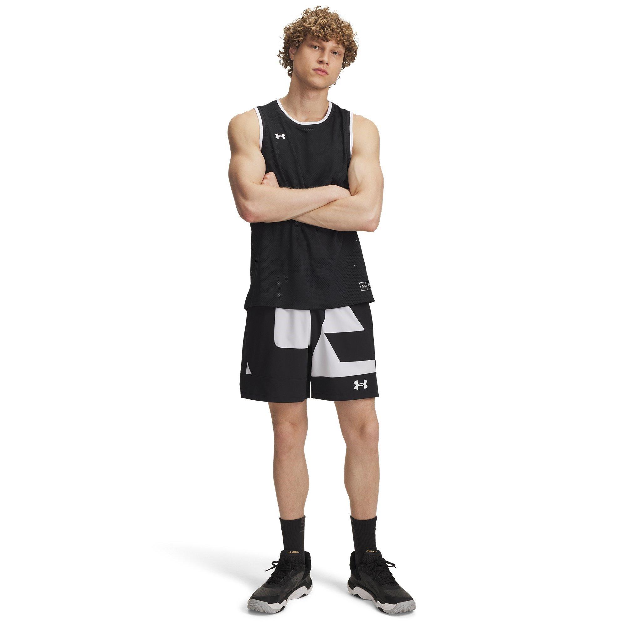 Black - Under Armour - Zone Basketball Shorts - 4