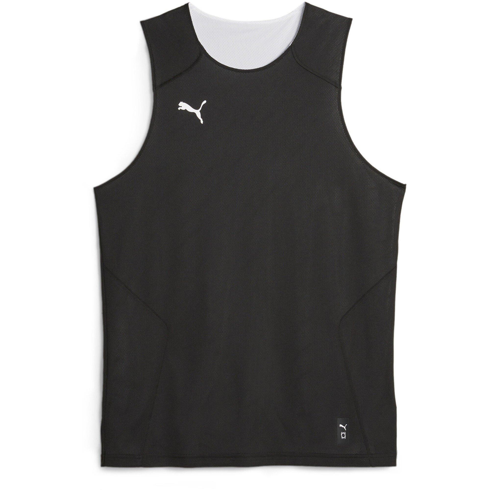 Puma Men's Hoops Team Reverse Practice Performance Basketball Jersey - Black - 3XL
