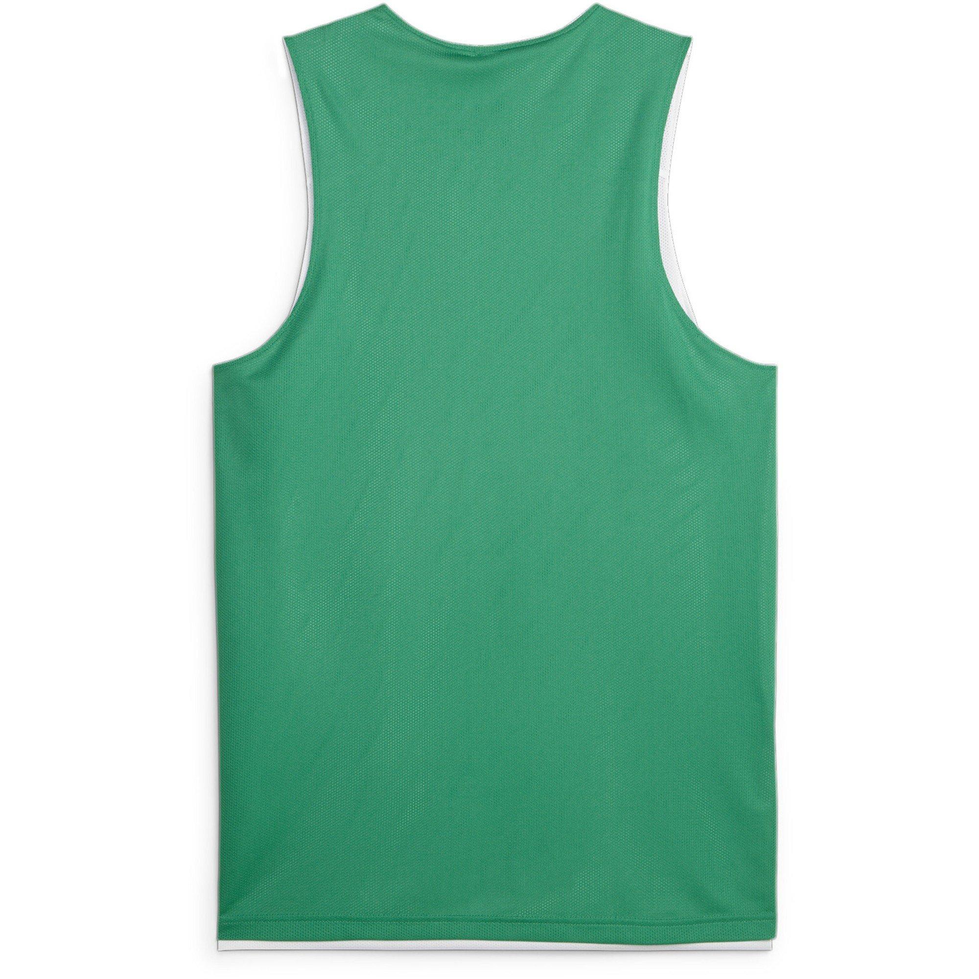 Pepper Green - Puma - Men's Hoops Team Reverse Practice Performance Basketball Jersey - 2