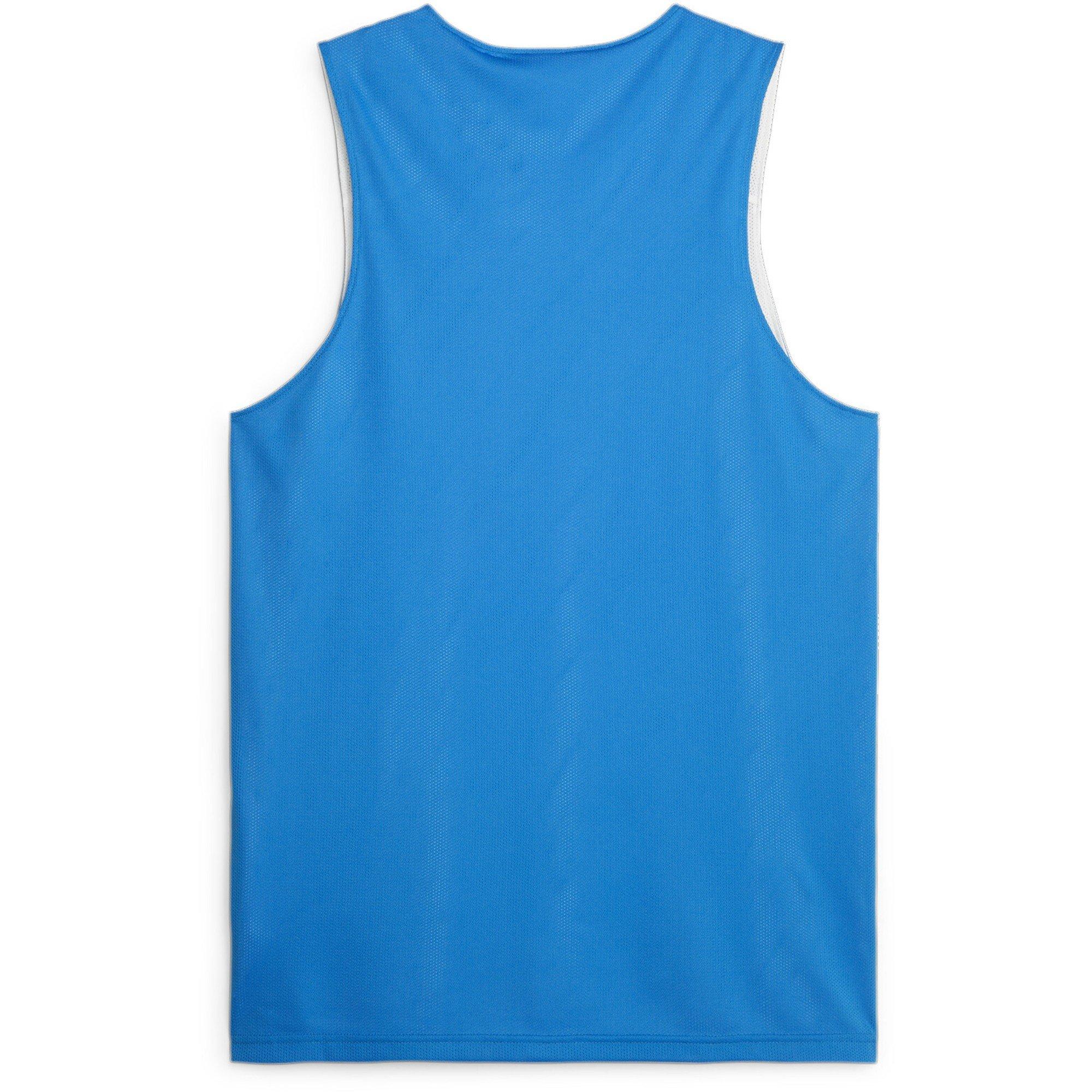 Elec Blue - Puma - Men's Hoops Team Reverse Practice Performance Basketball Jersey - 2