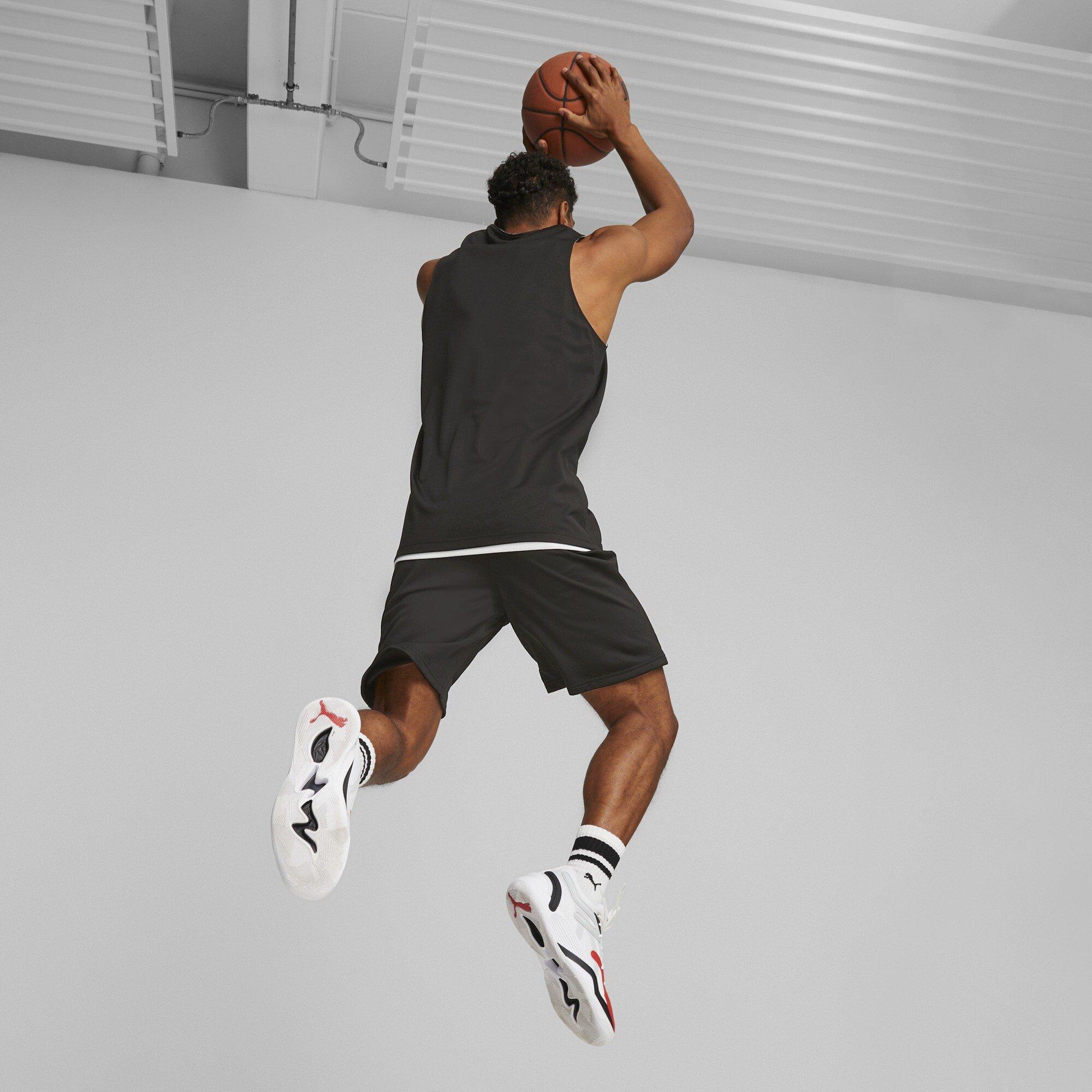 Black - Puma - Men's Hoops Team Practice Basketball Shorts - 4